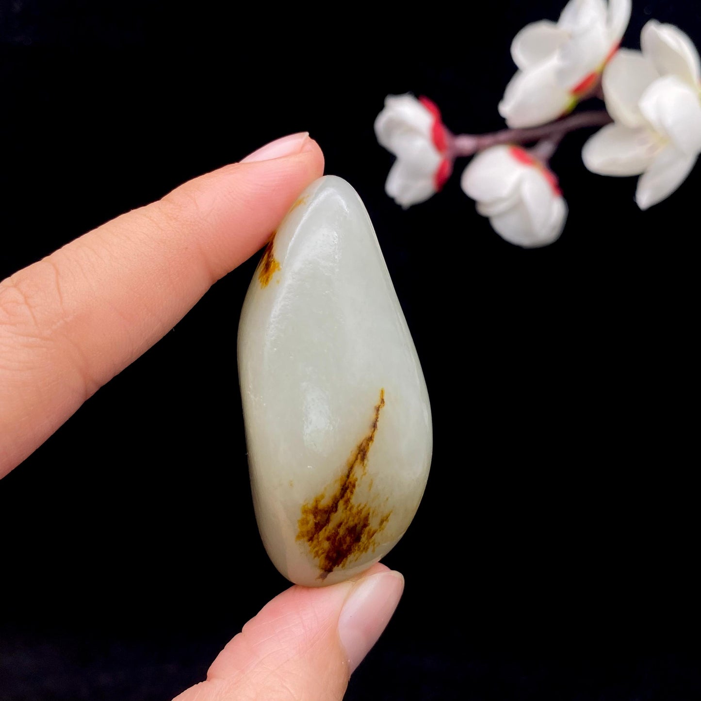 和田玉黄皮籽料原石(44.3g)