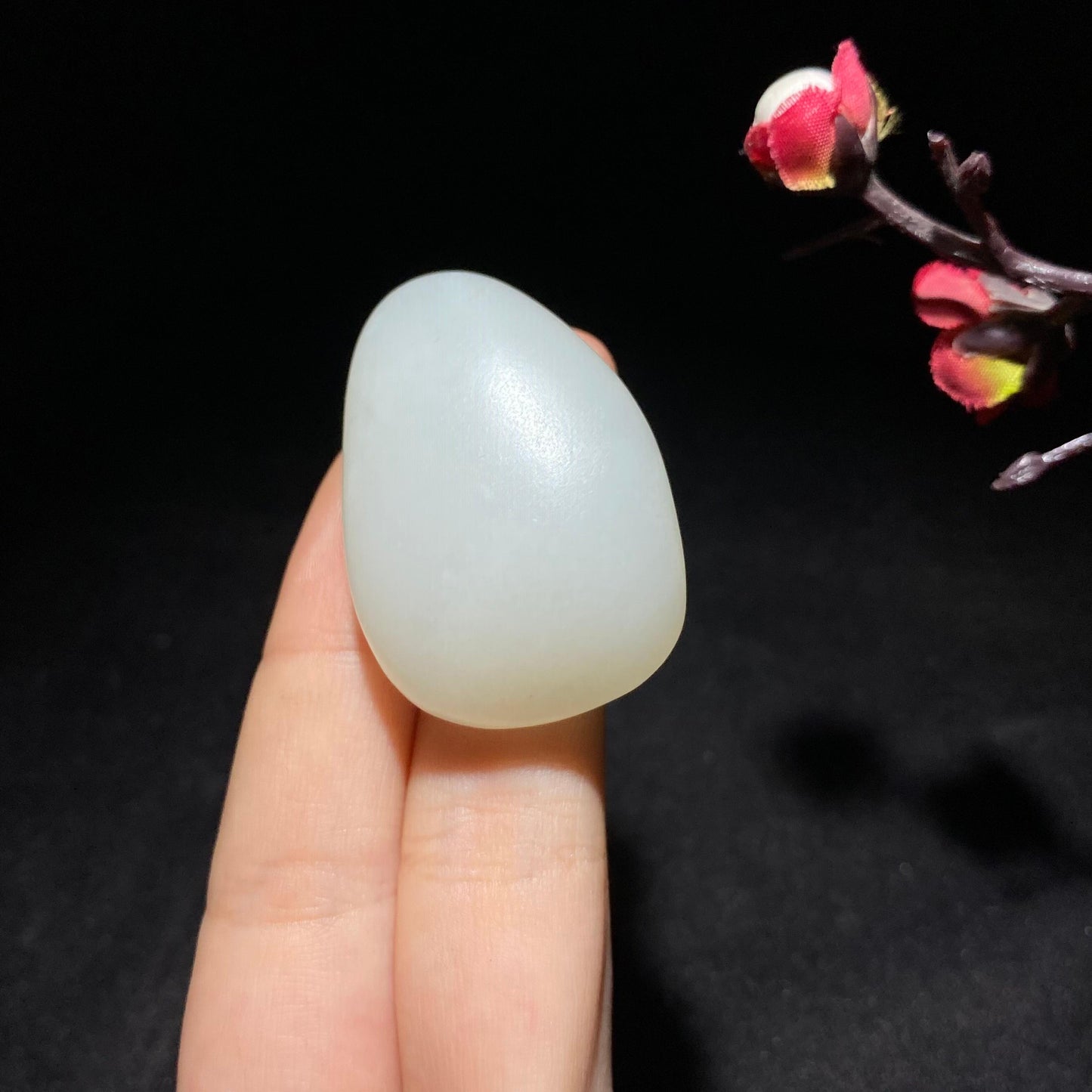 精品和田山流水白玉佛公挂件(28.5g)