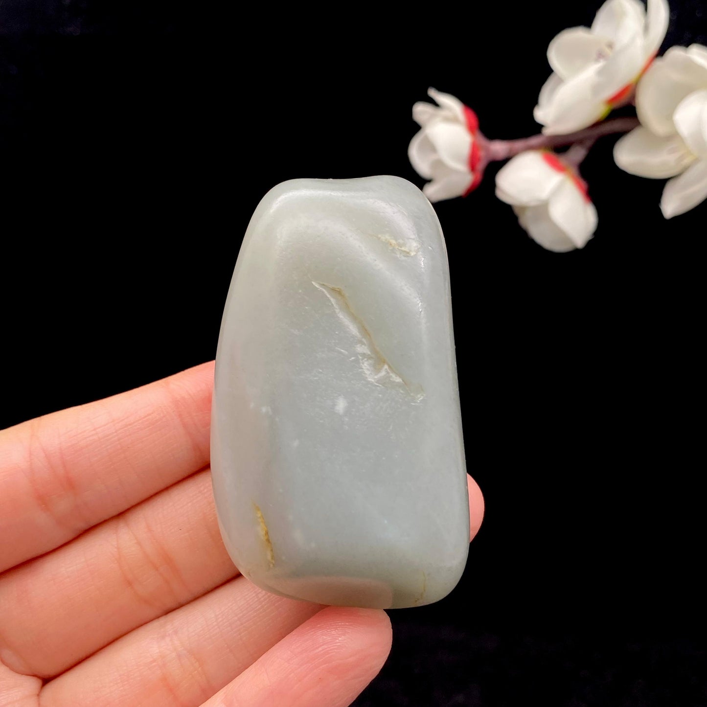 和田玉青花籽料原石(73.3g)