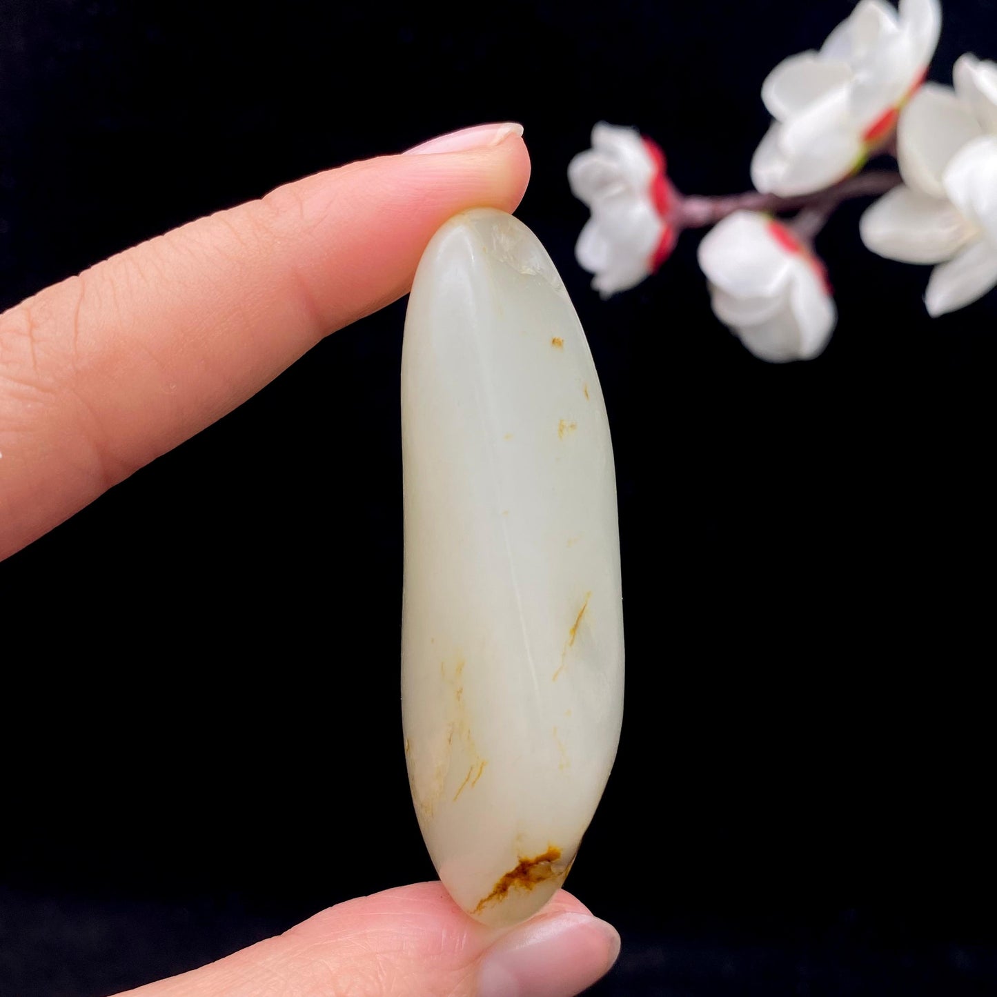和田玉黄皮籽料原石(61.5g)