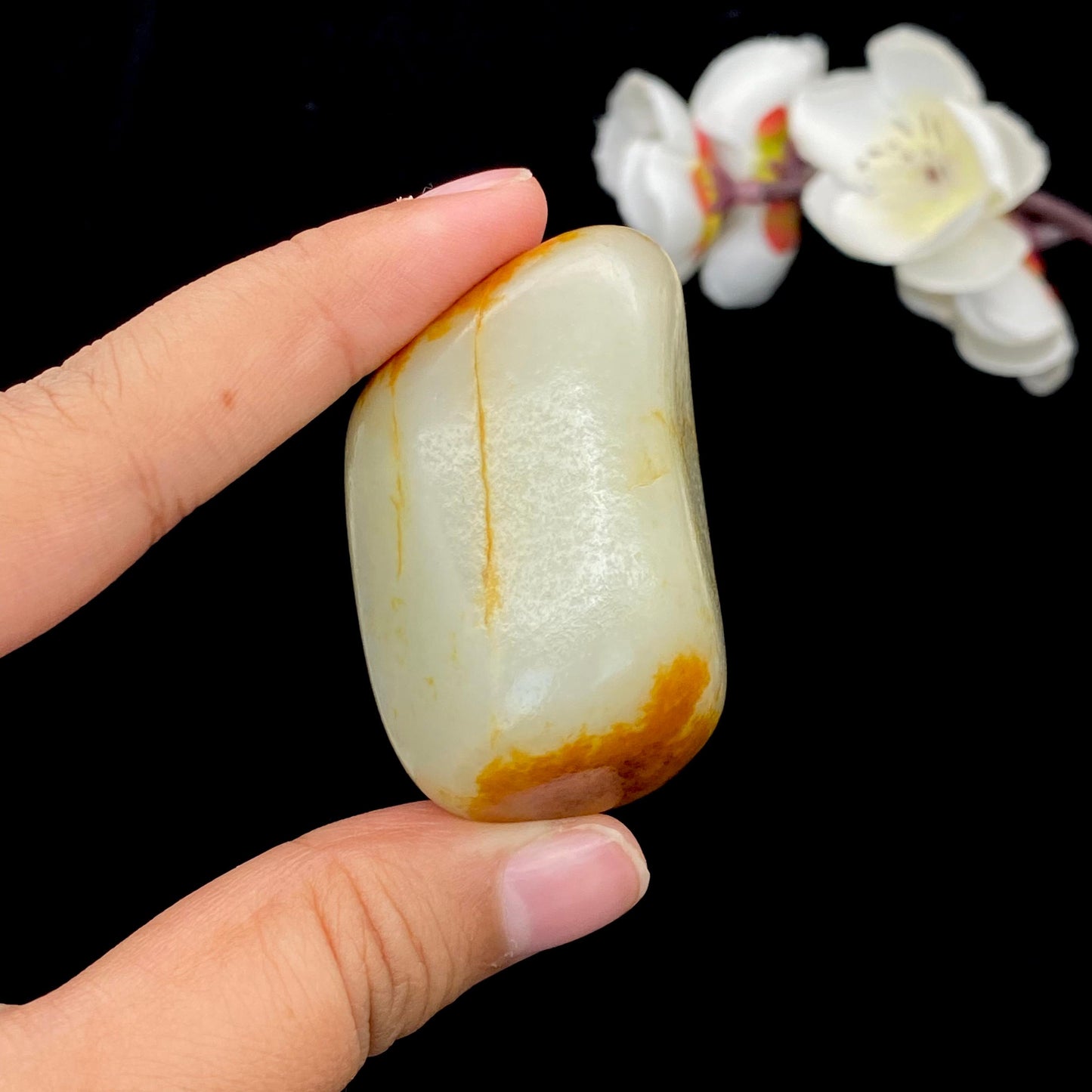 和田玉聚红皮籽料男士挂件(87g)
