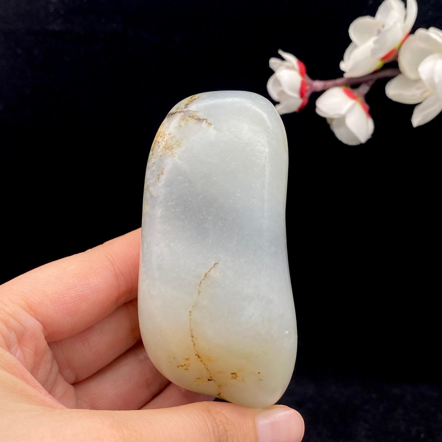 和田玉青花籽料原石(257.2g)