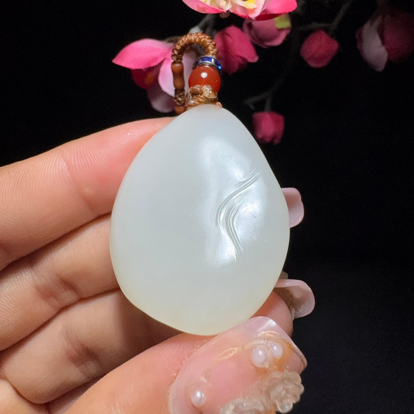 和田玉籽料挂件佛公(24.1g)
