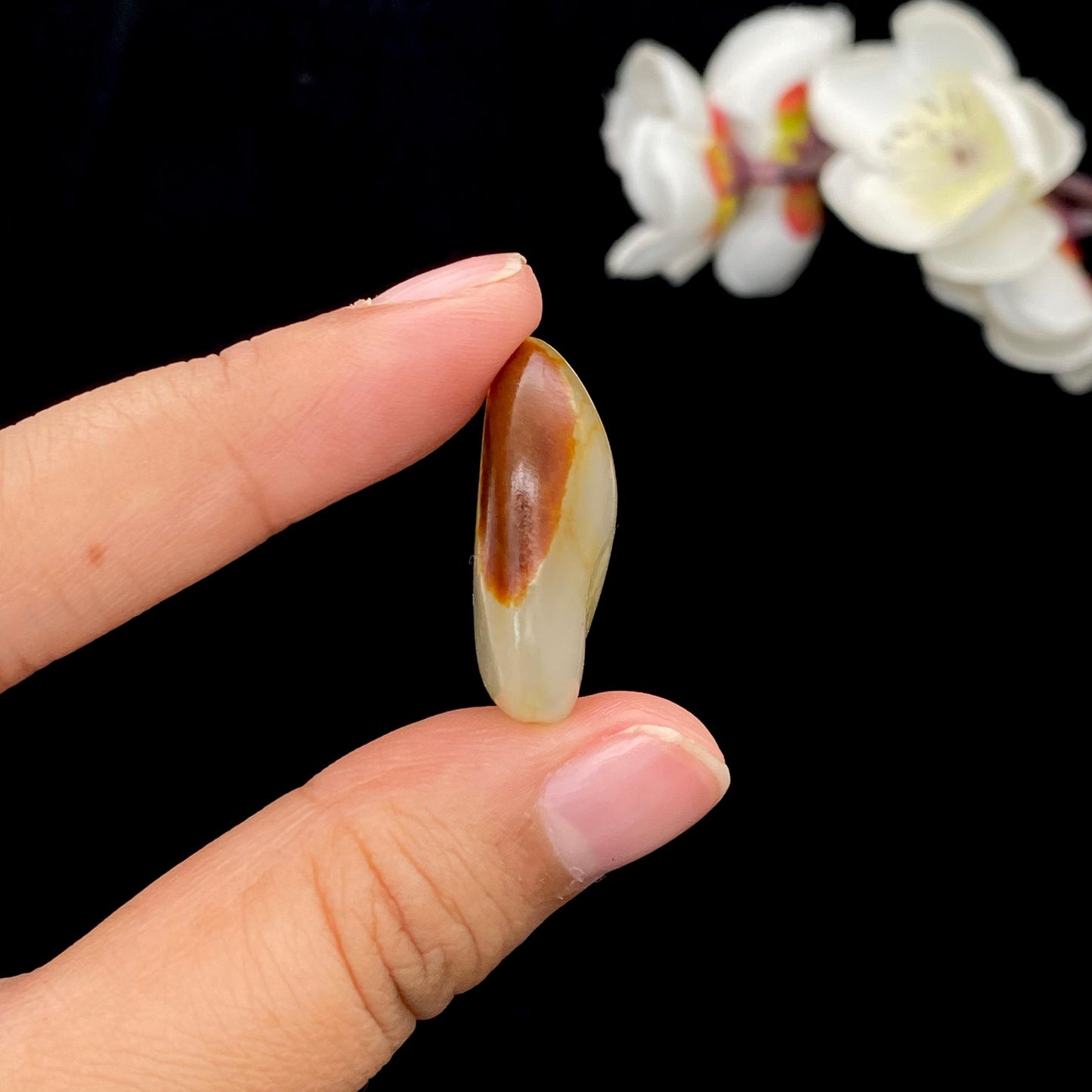 和田玉聚红皮籽料吊坠籽(7.2g)