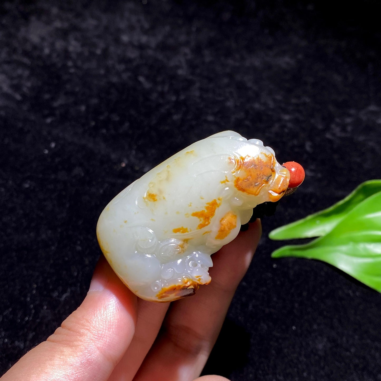 和田玉籽料貔貅挂件(48.1g)
