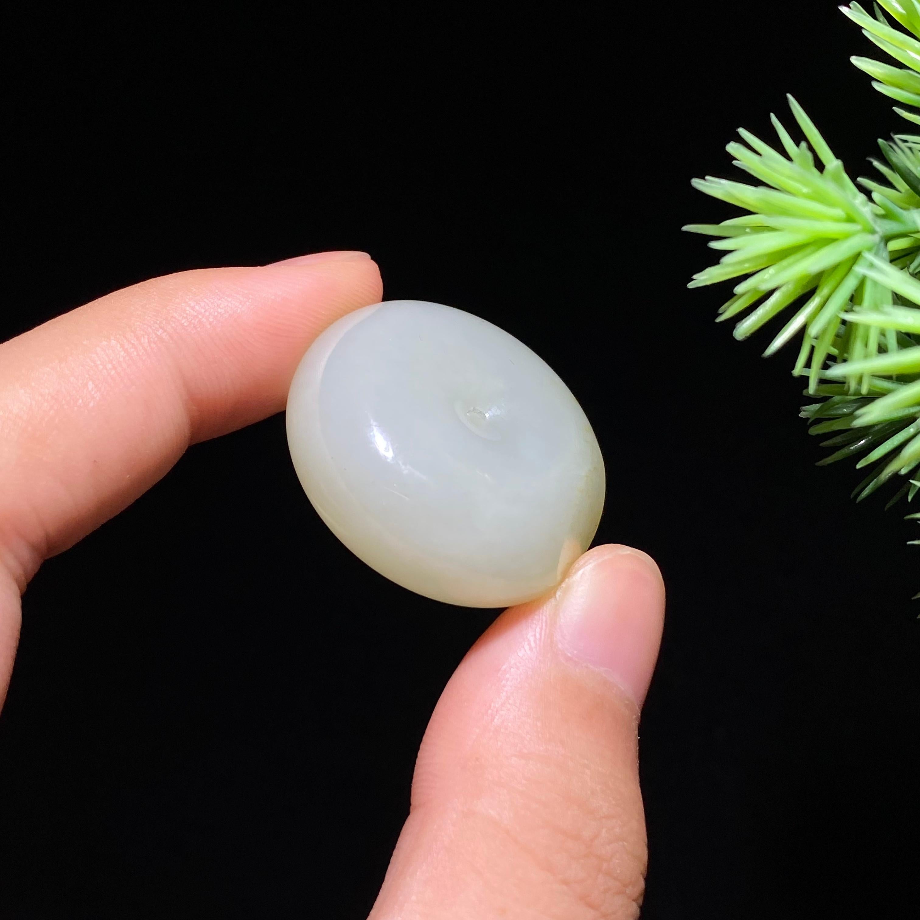 和田玉籽料平安扣(16.2g)