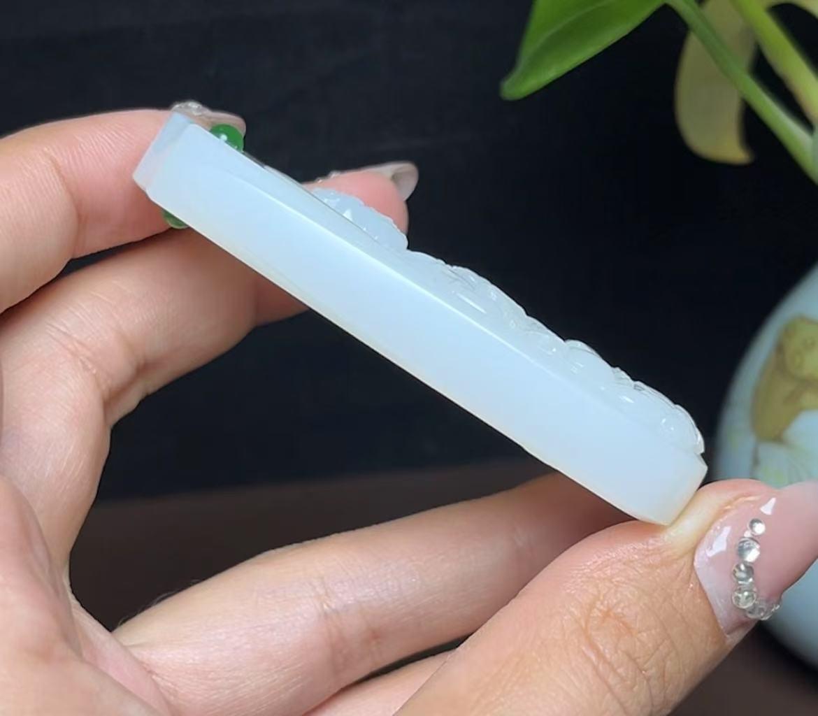 高品质和田羊脂玉观音(63.2g)
