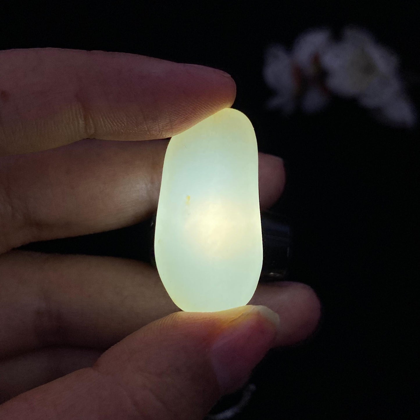 和田玉-白玉籽料原石(9.5g)