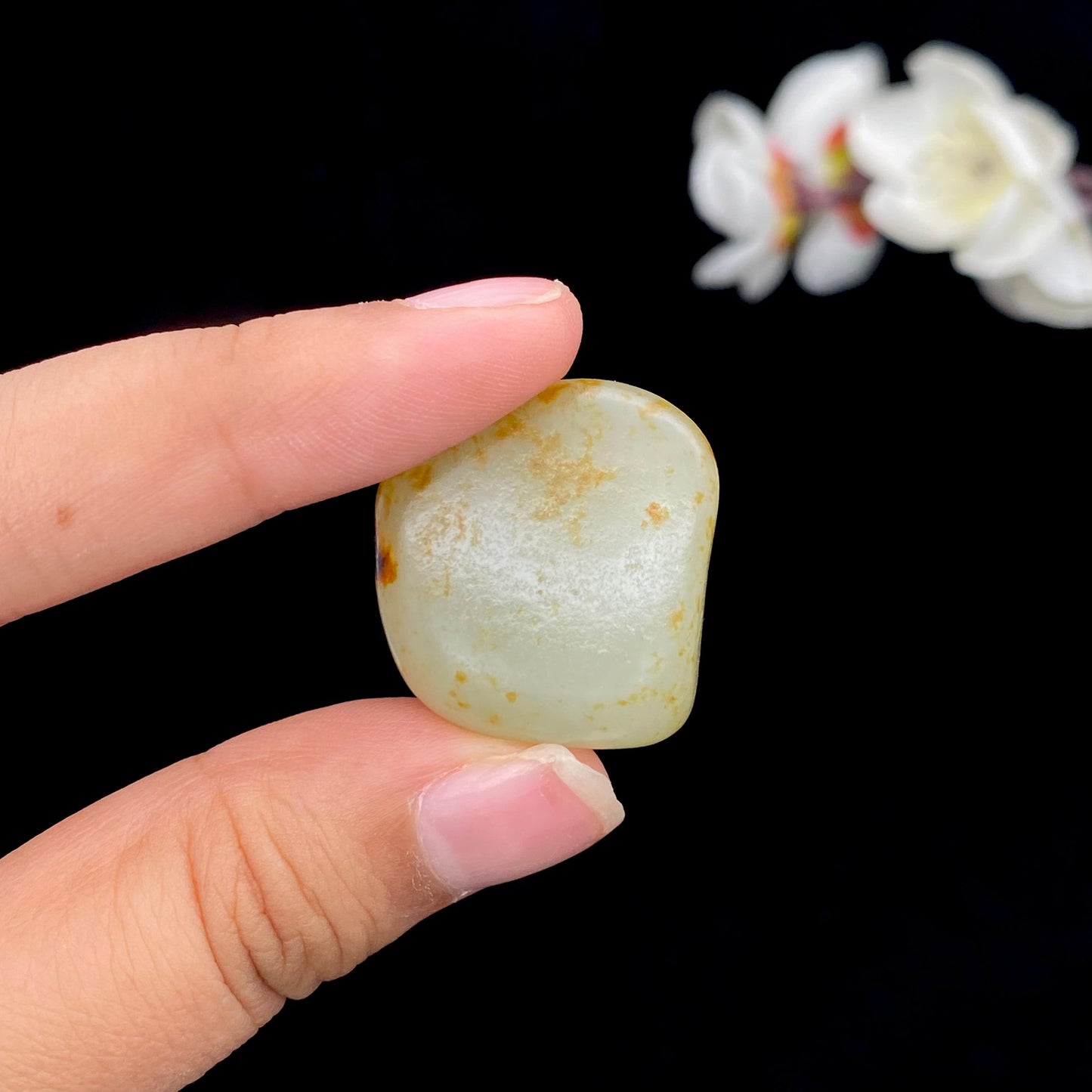 和田玉洒金皮籽料吊坠籽(15.2g)