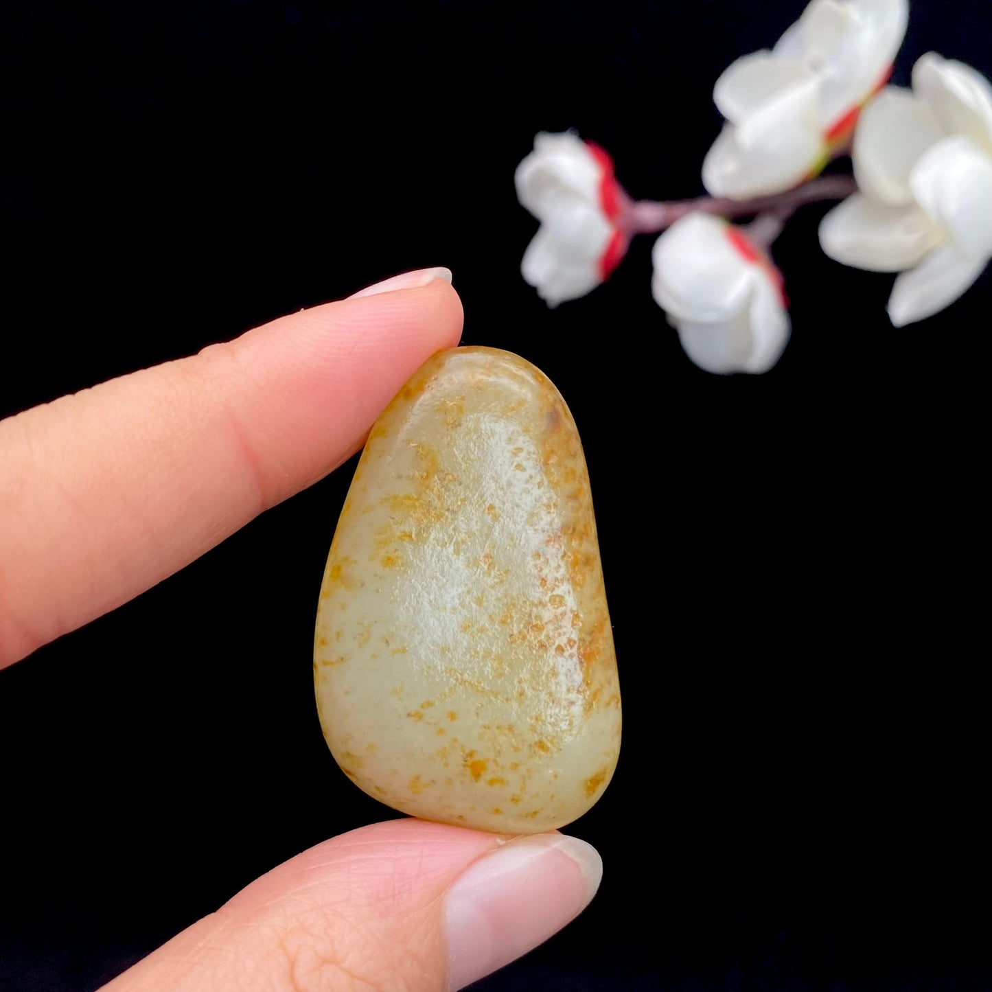 和田玉洒金皮籽料原石(23.3g)
