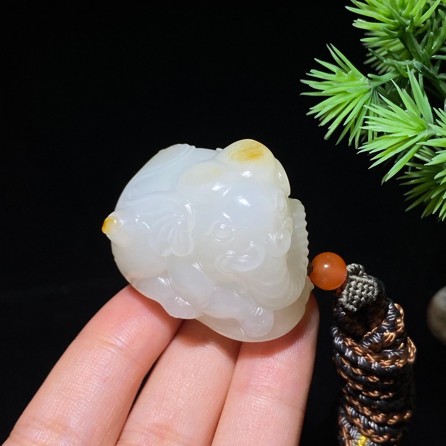 和田玉籽料太平有象(55.0g)