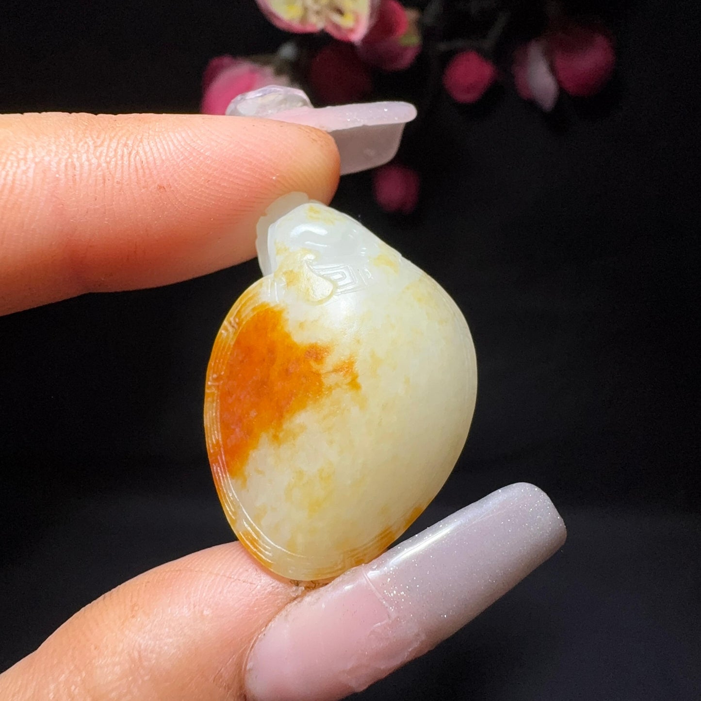 和田玉籽料挂件龙龟(14.5g)