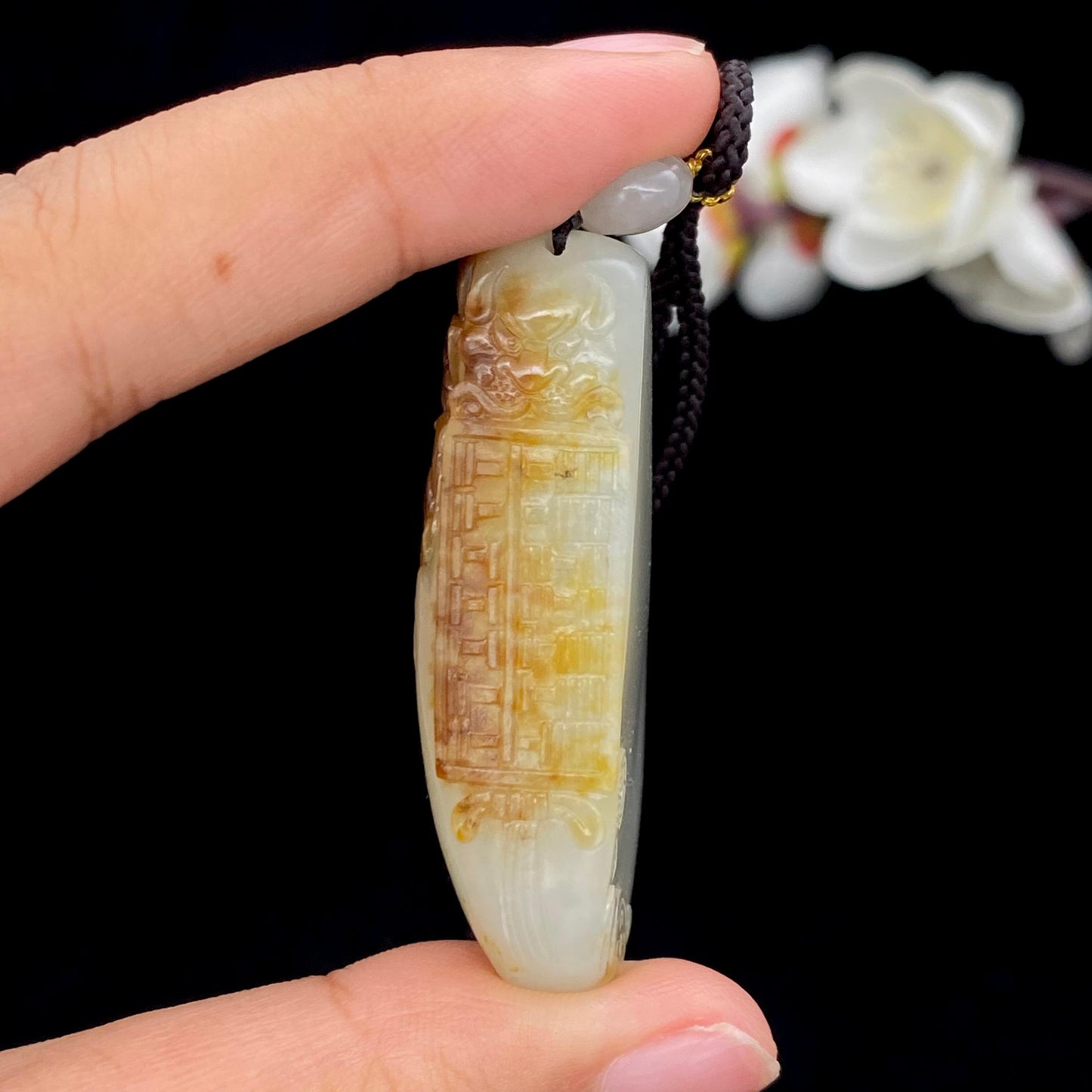 和田玉籽料【财神爷】(34.5g)