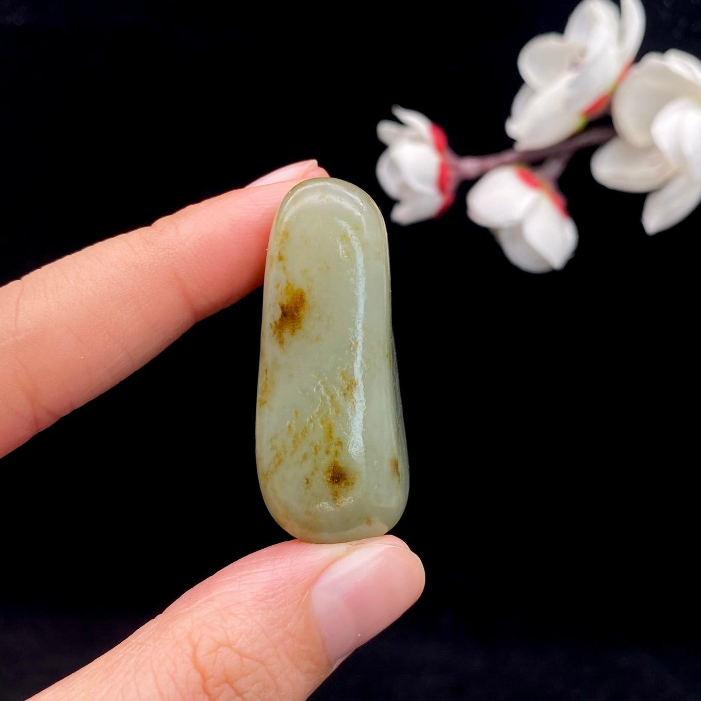 和田玉洒金皮籽料原石(26g)