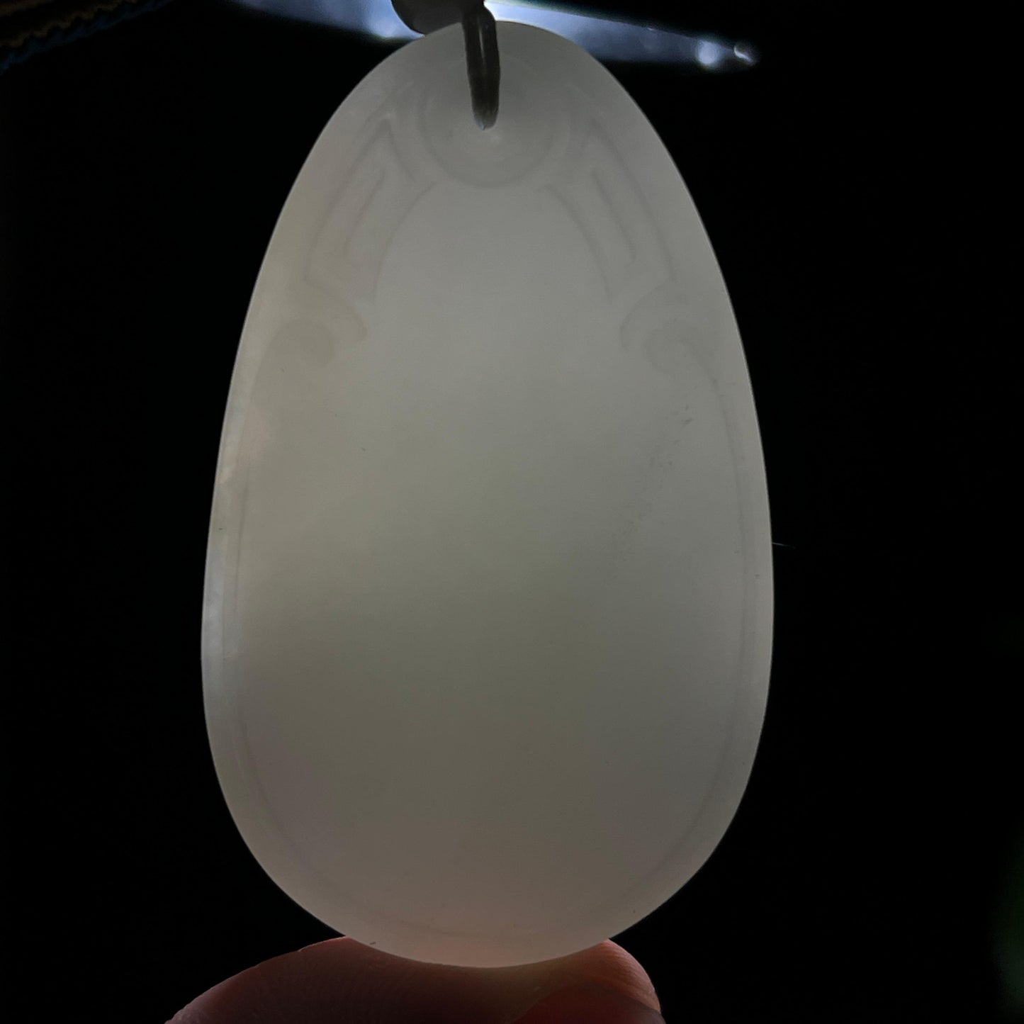 和田玉籽料洒金皮平安无事牌(38.0g)