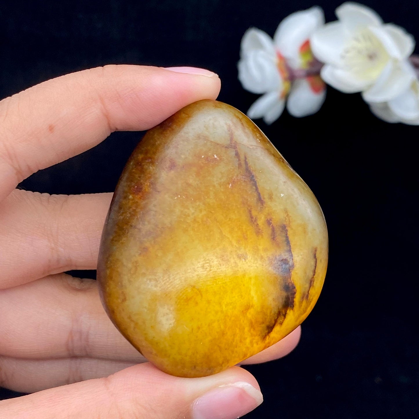 和田玉红皮籽料男士挂件(78.4g)