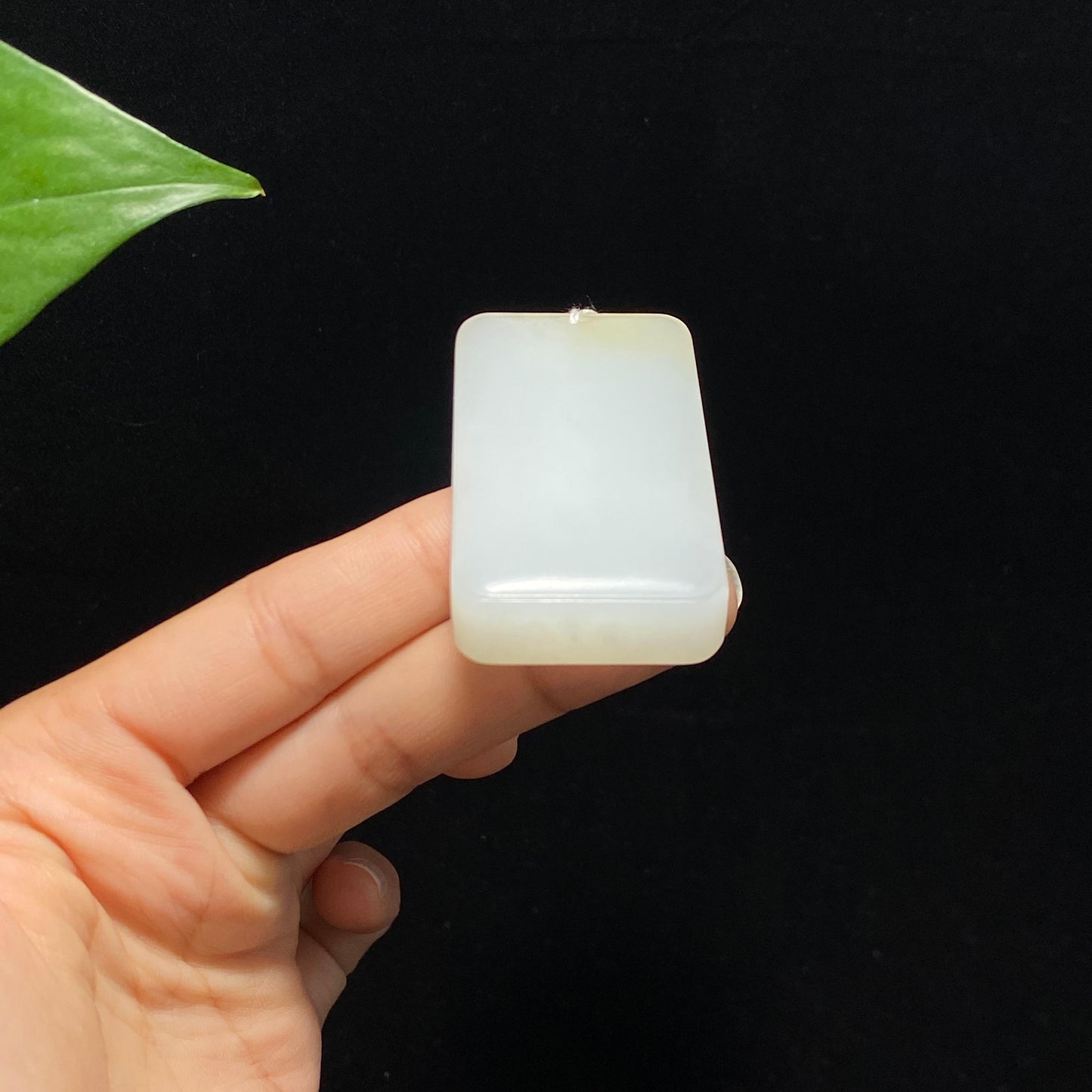 新疆精品且末糖白玉平安无事牌(53.3g)