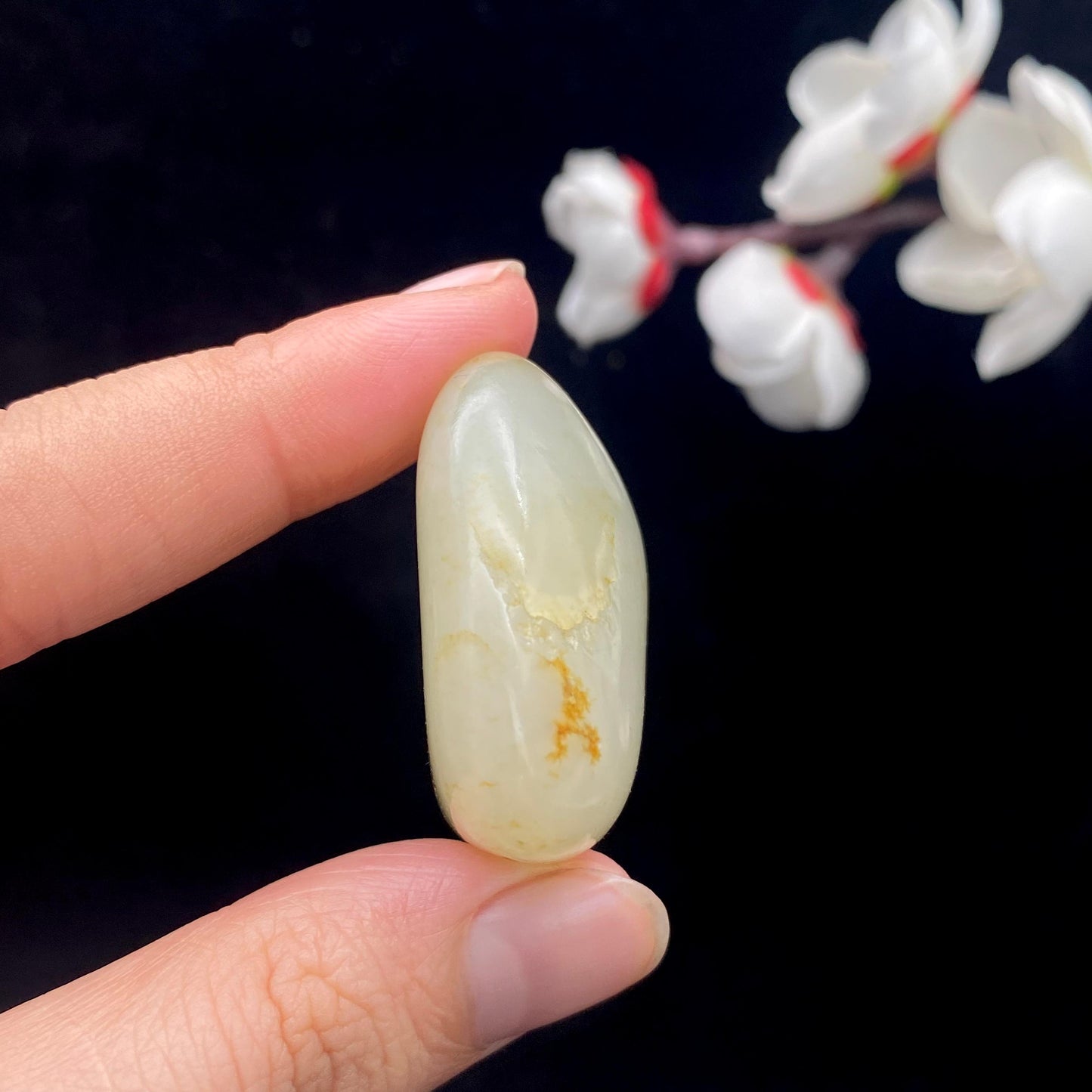 和田玉洒金皮籽料原石(26.7g)