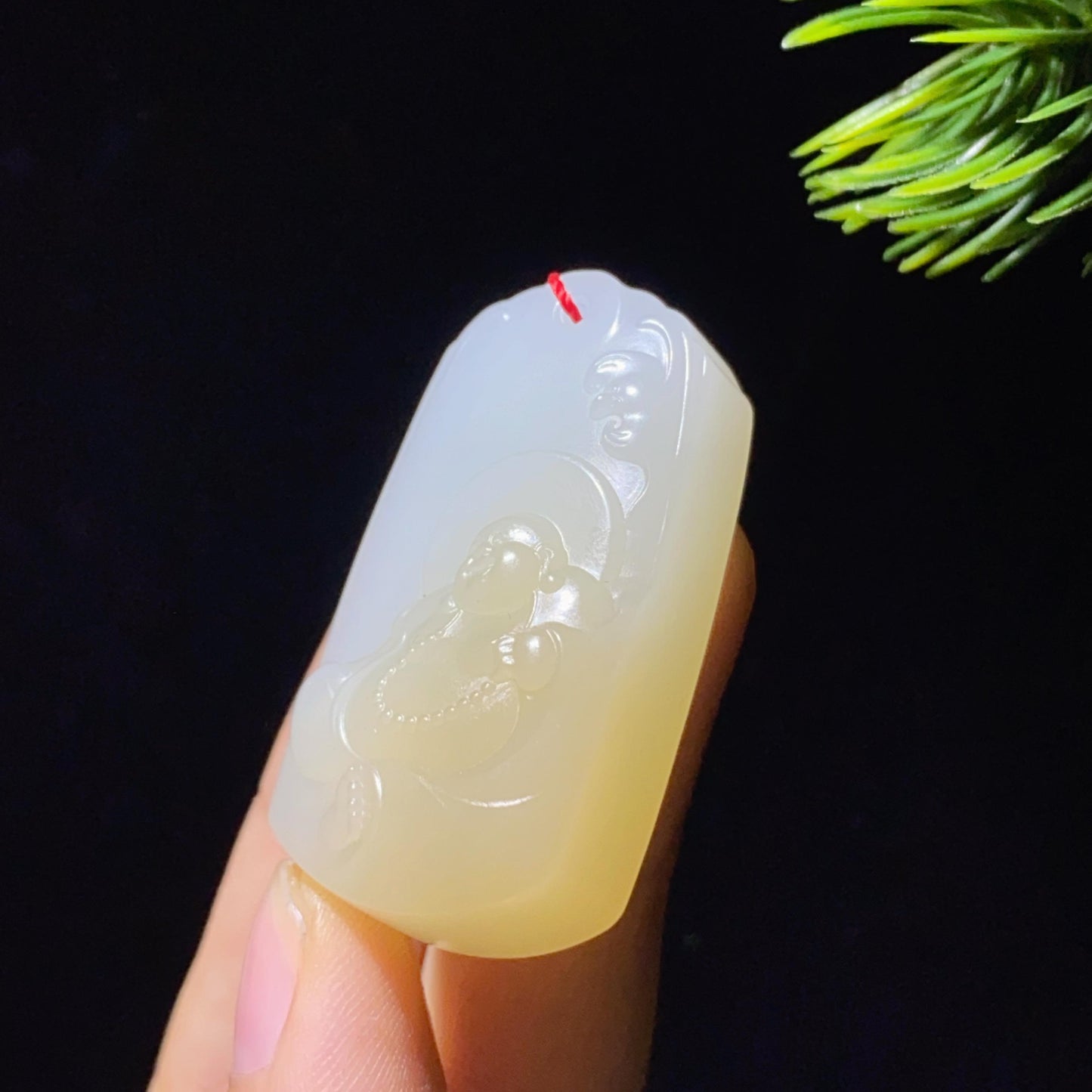 和田玉糖白佛公(25.0g)