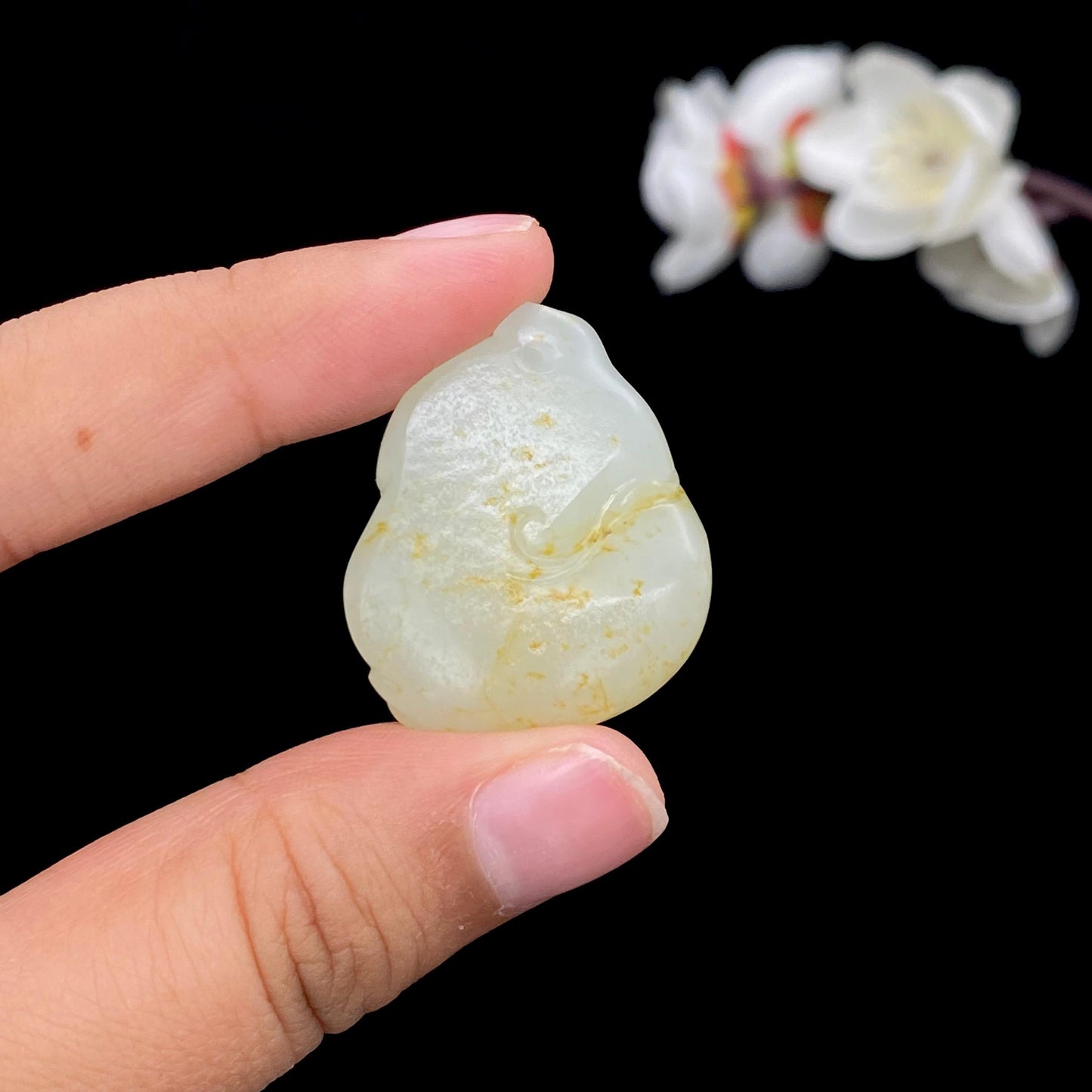 和田玉籽料貔貅【招财进宝】(18.9g)
