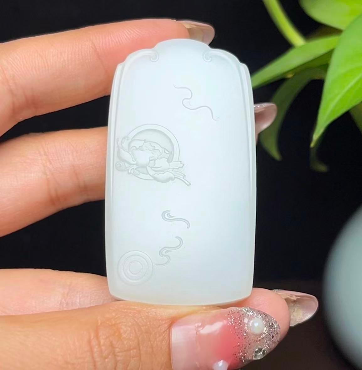 高品质和田羊脂玉佛公(46.3g)