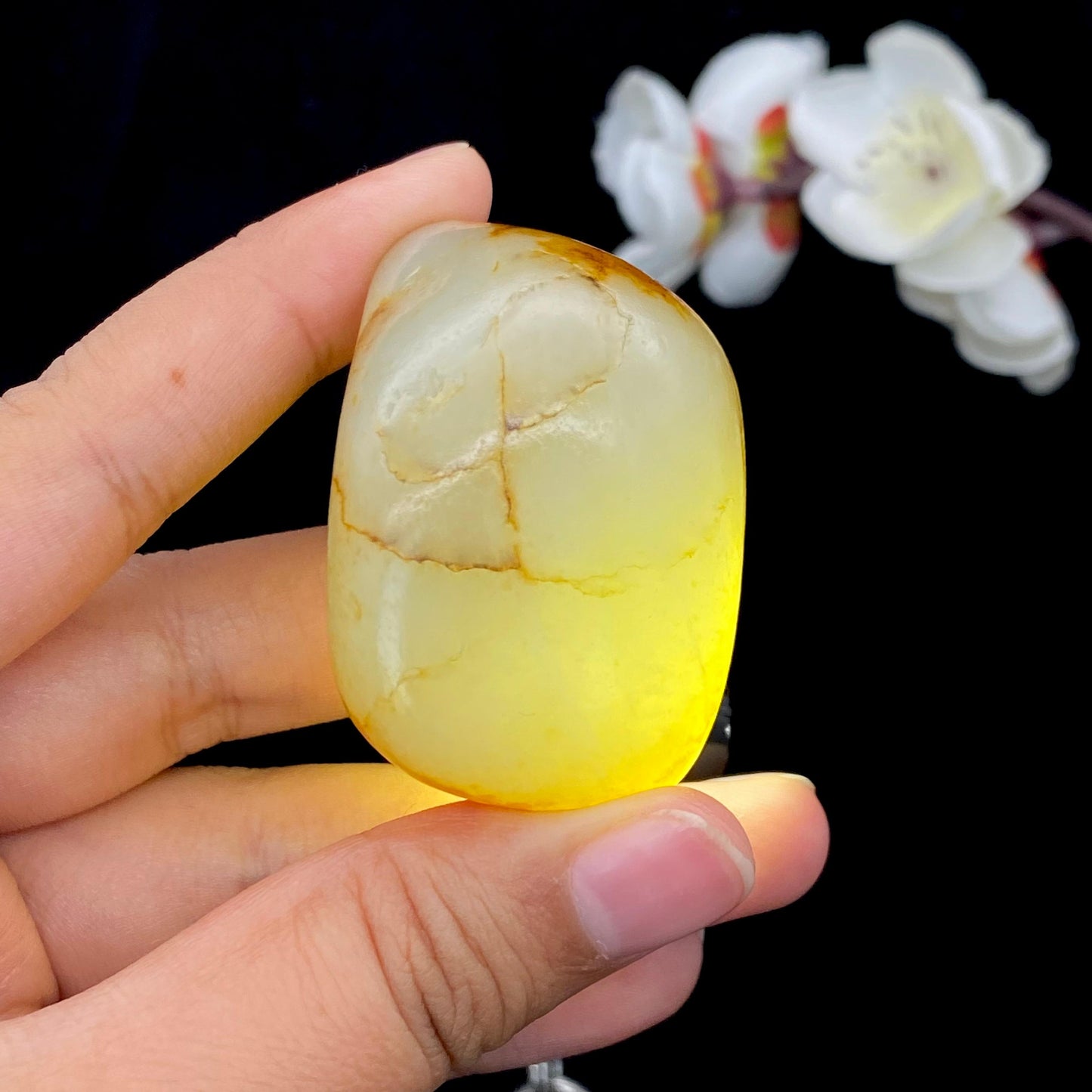 和田玉聚红皮籽料男士挂件(87g)