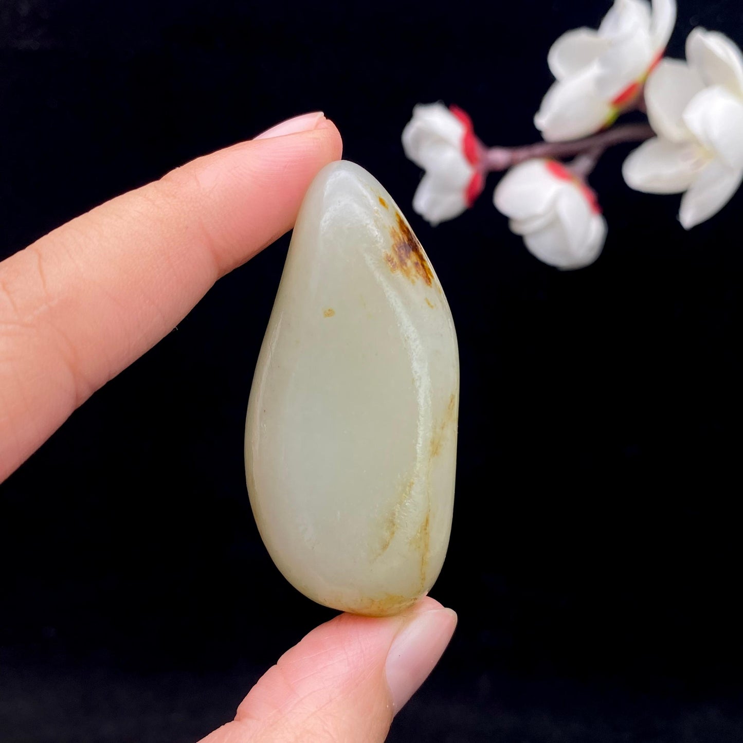 和田玉黄皮籽料原石(44.3g)