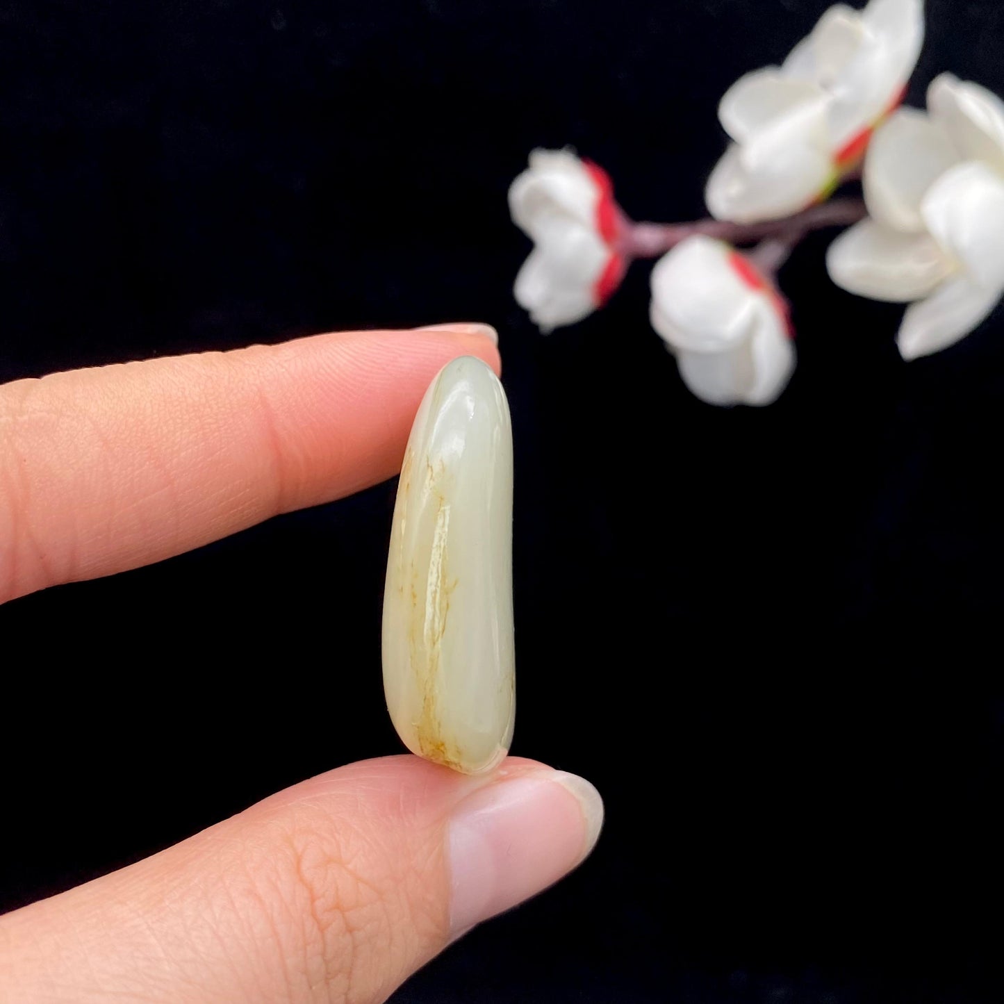 和田玉黄皮籽料原石(17g)