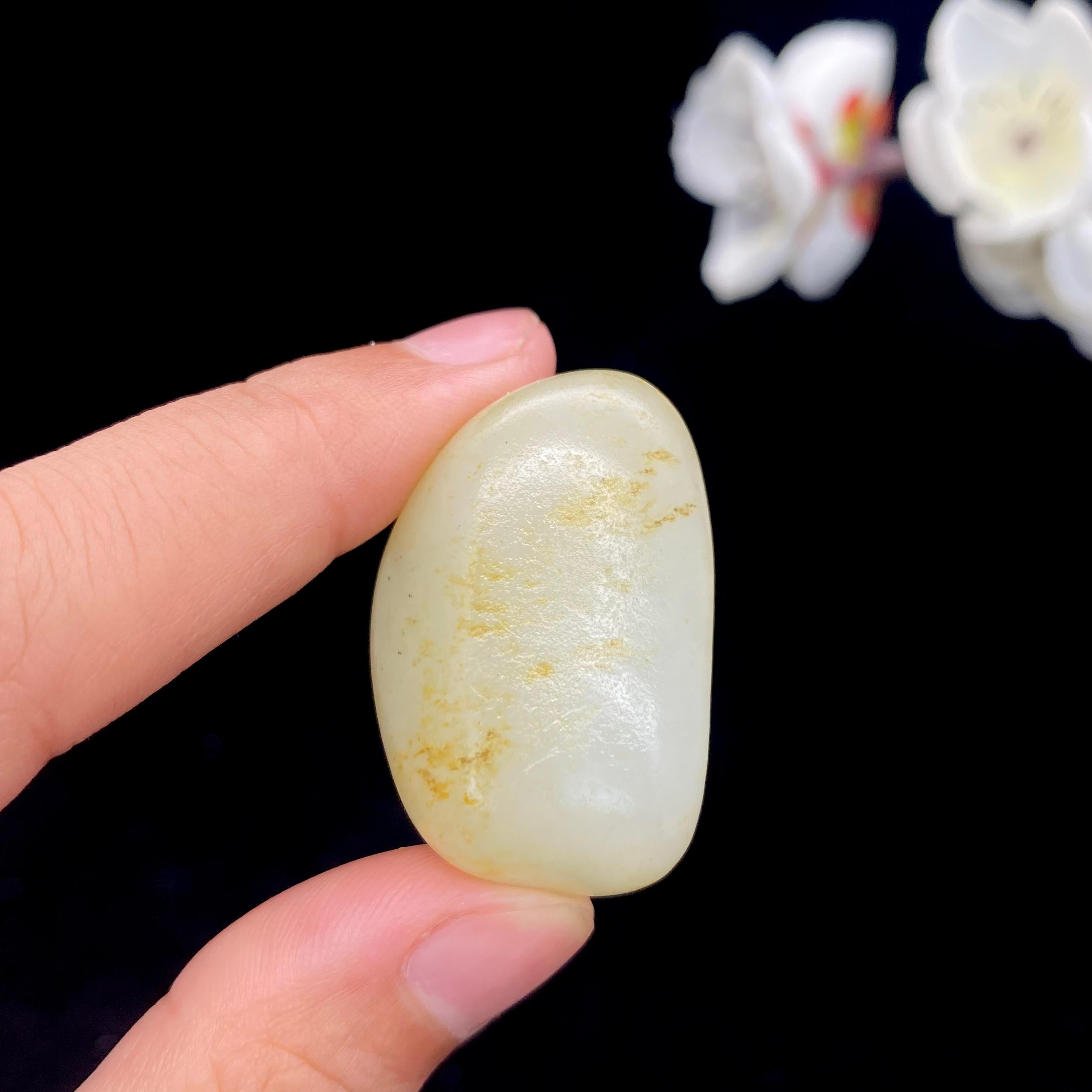 和田玉洒金皮籽料挂件(18.7g)