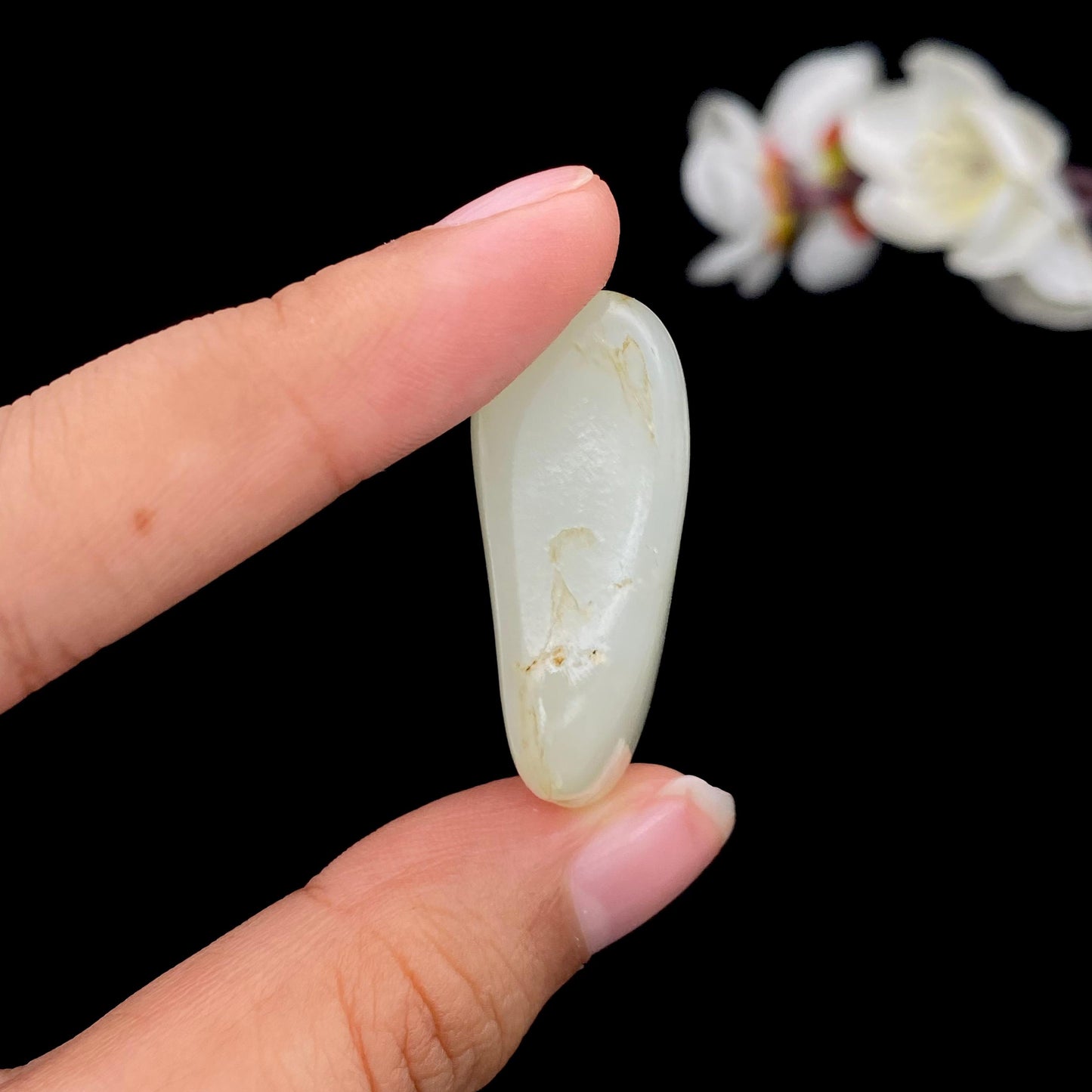 和田玉-白玉籽料原石(17.6g)
