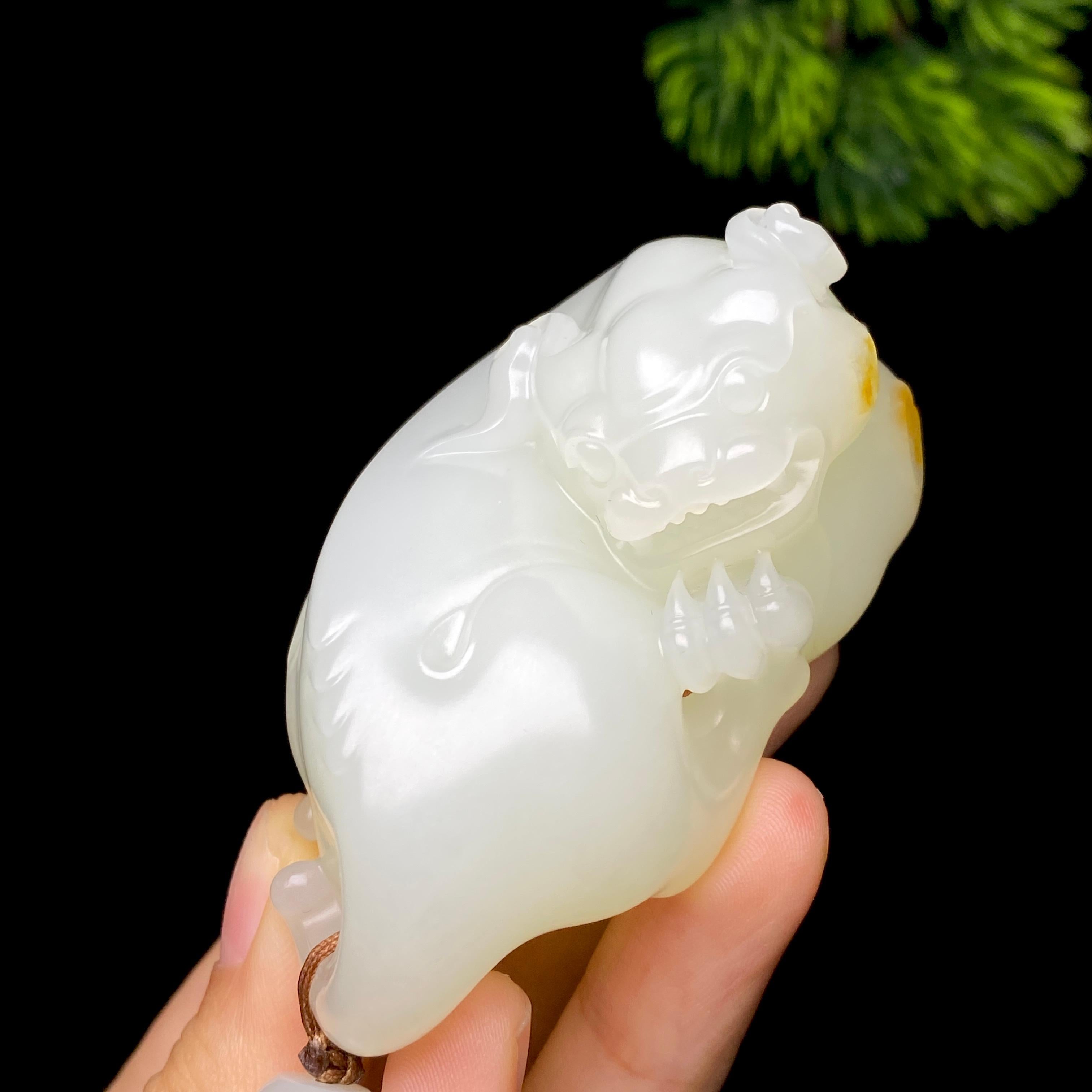 和田玉 【籽料】 貔貅 红皮 内包物無し1級品‼️ 【国家鑑定機関認可済】 和田玉 【籽料】 貔貅 红皮 内包物無し1級品‼️ 【国家鑑定