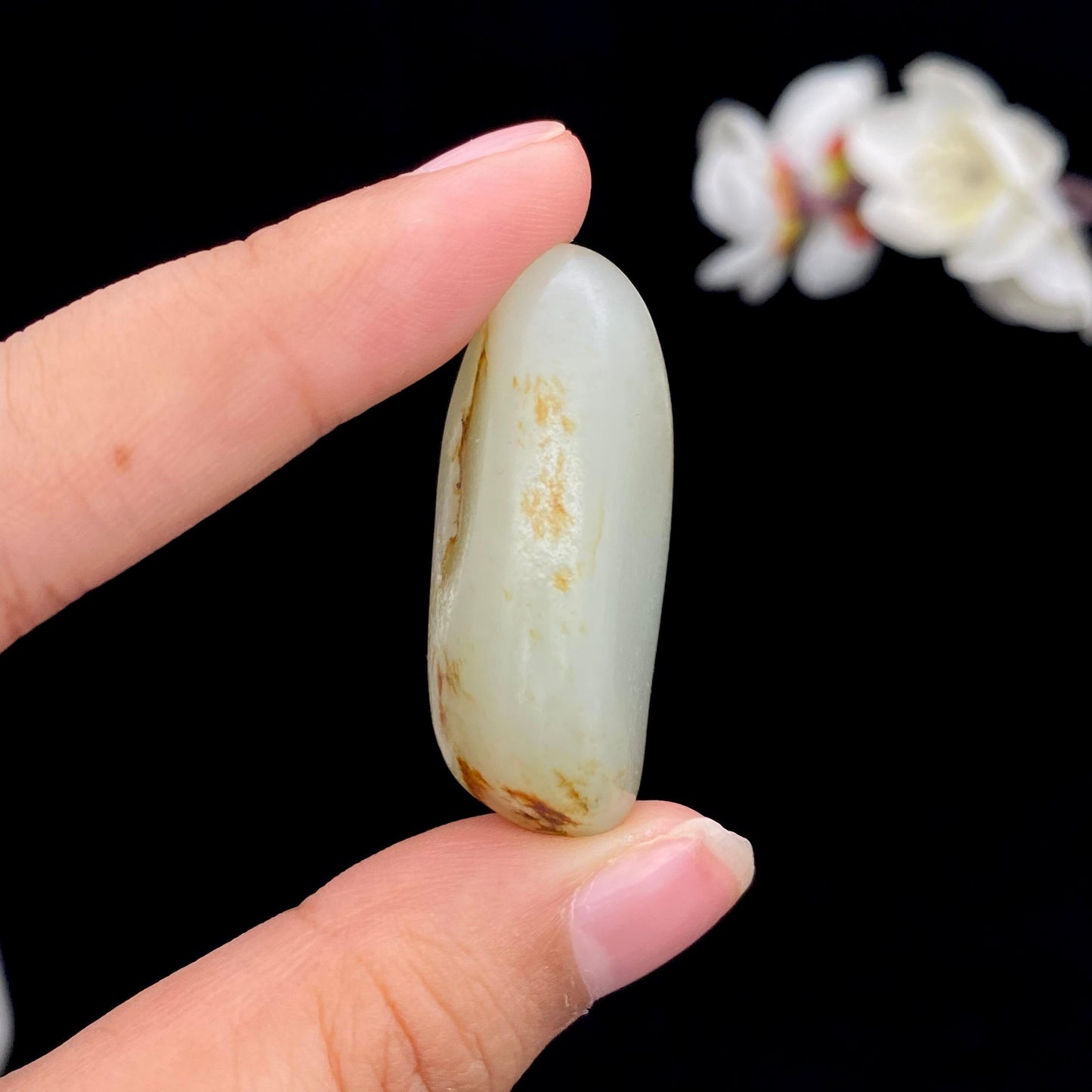 和田玉洒金皮籽料挂件(20.3g)