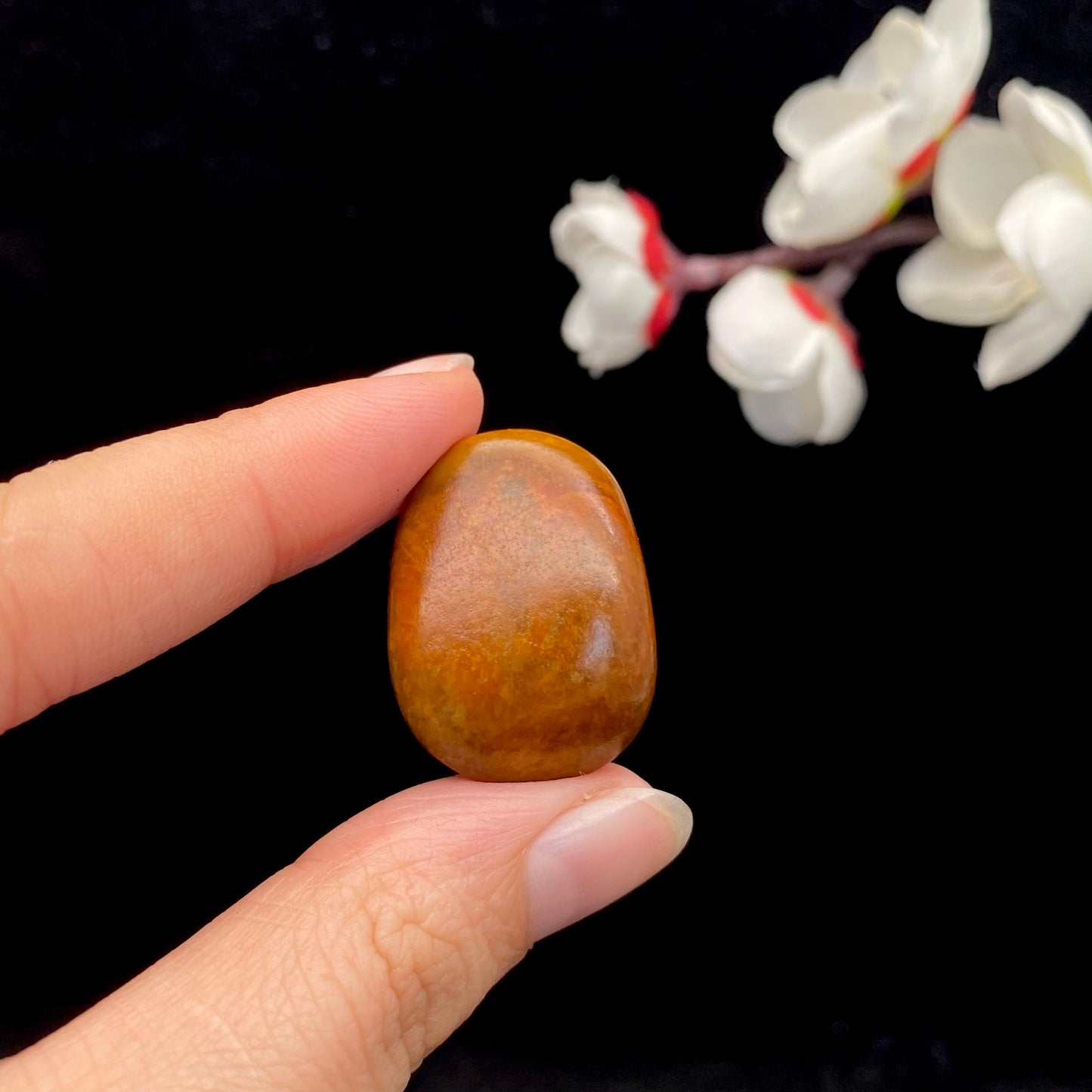 和田玉红沁皮籽料原石(10.3g)