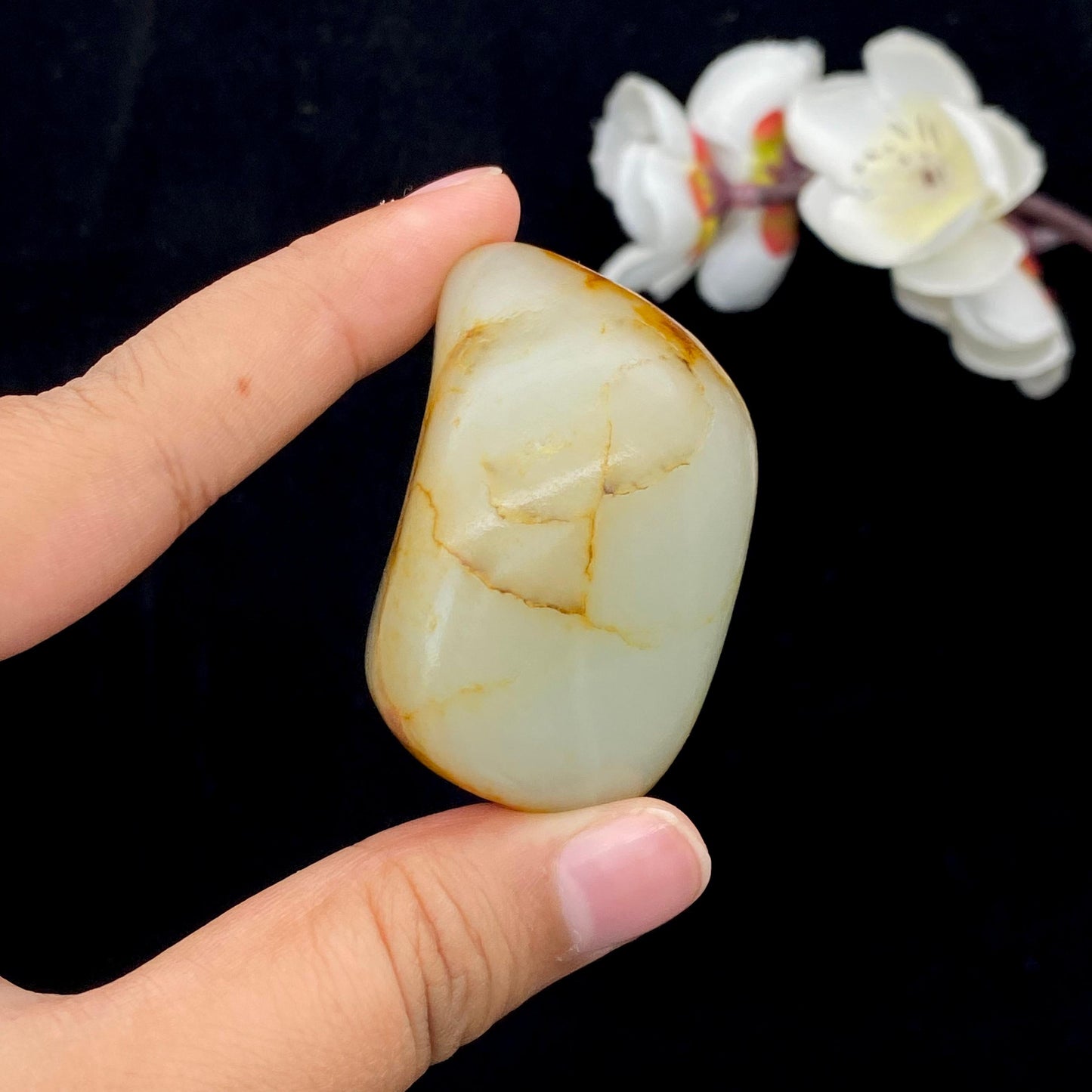 和田玉聚红皮籽料男士挂件(87g)