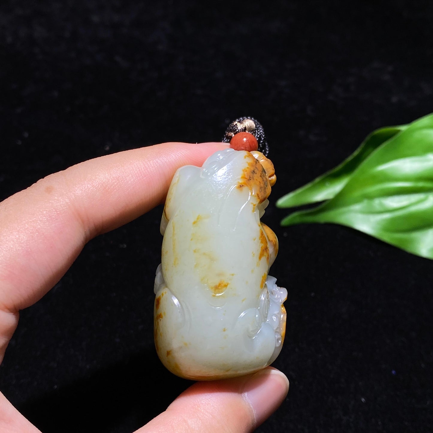 和田玉籽料貔貅挂件(48.1g)