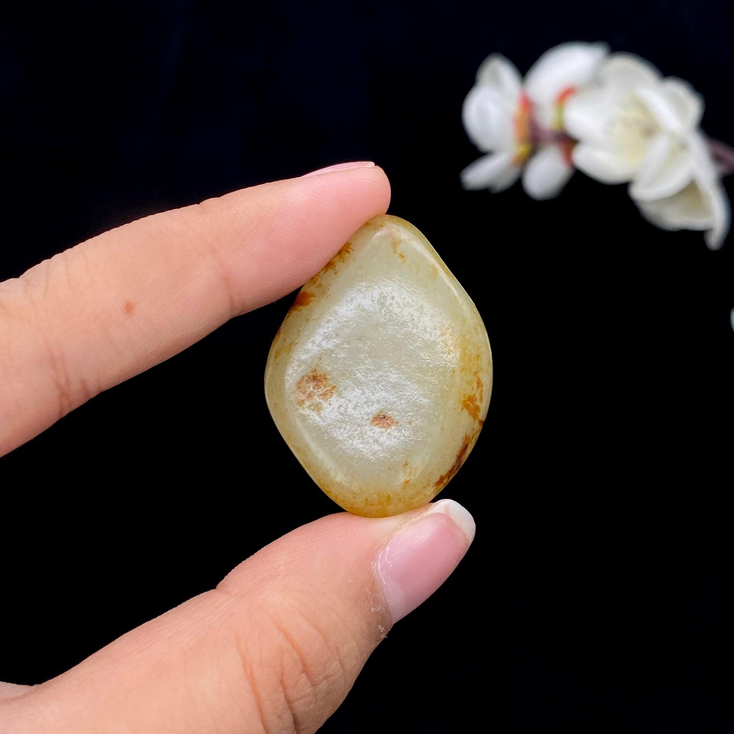 和田玉洒金皮籽料挂件(23.1g)