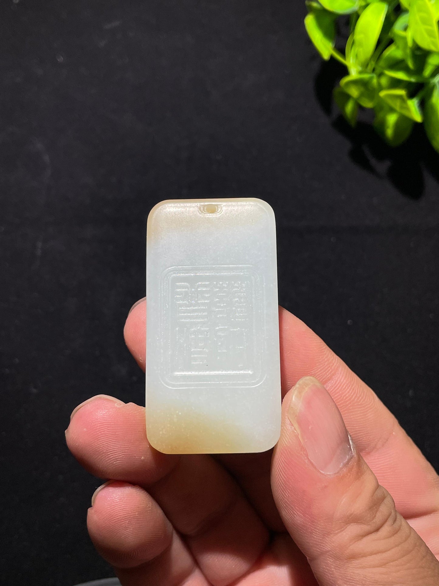 和田糖白玉观音(35.2g)