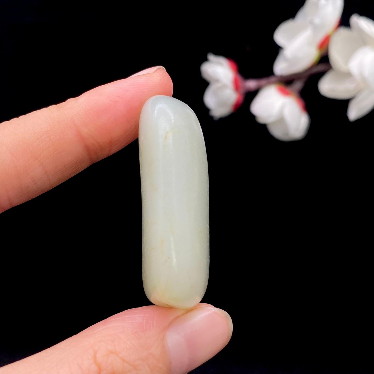 和田玉青白玉籽料原石(26g)