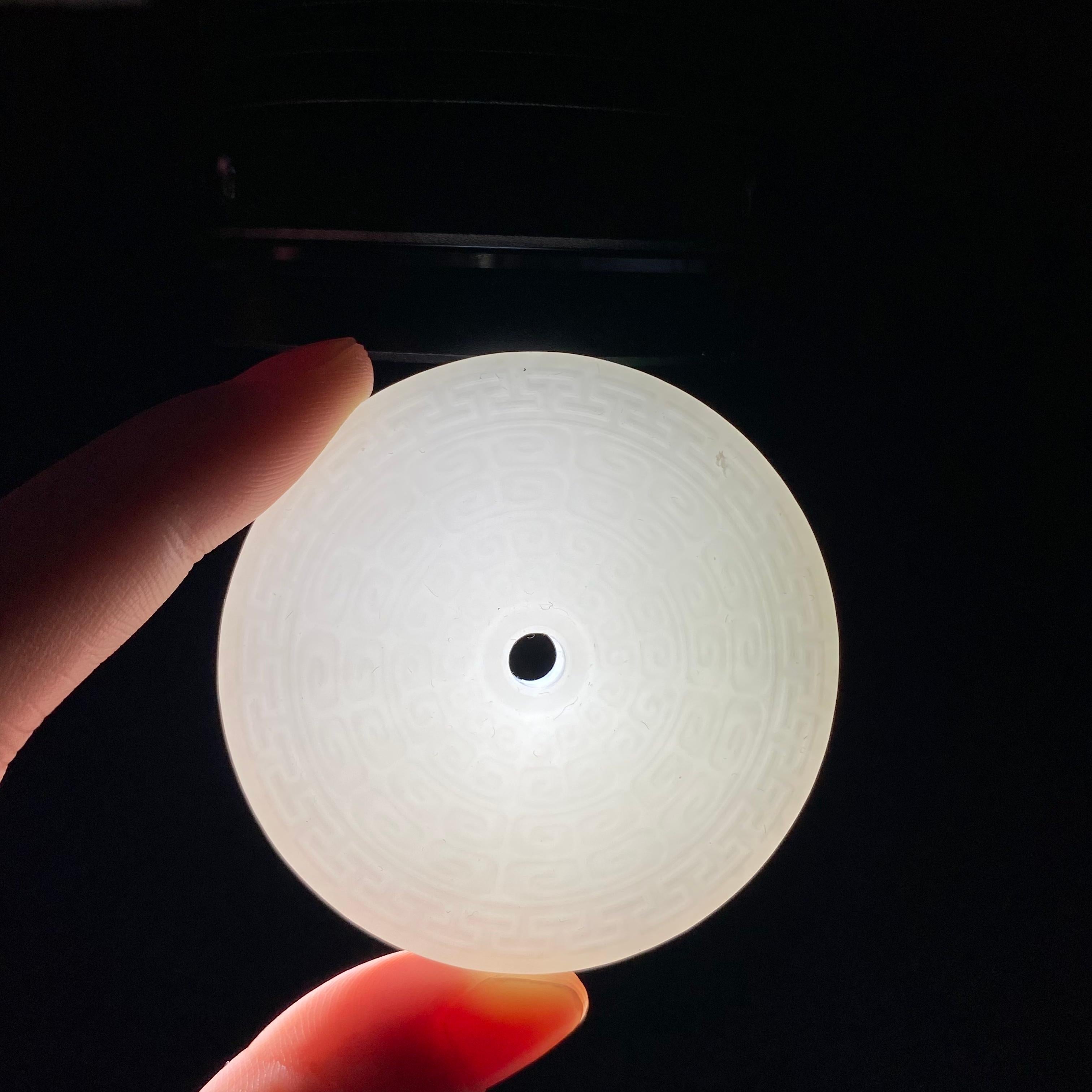 和田玉白玉玉壁(48.6g)