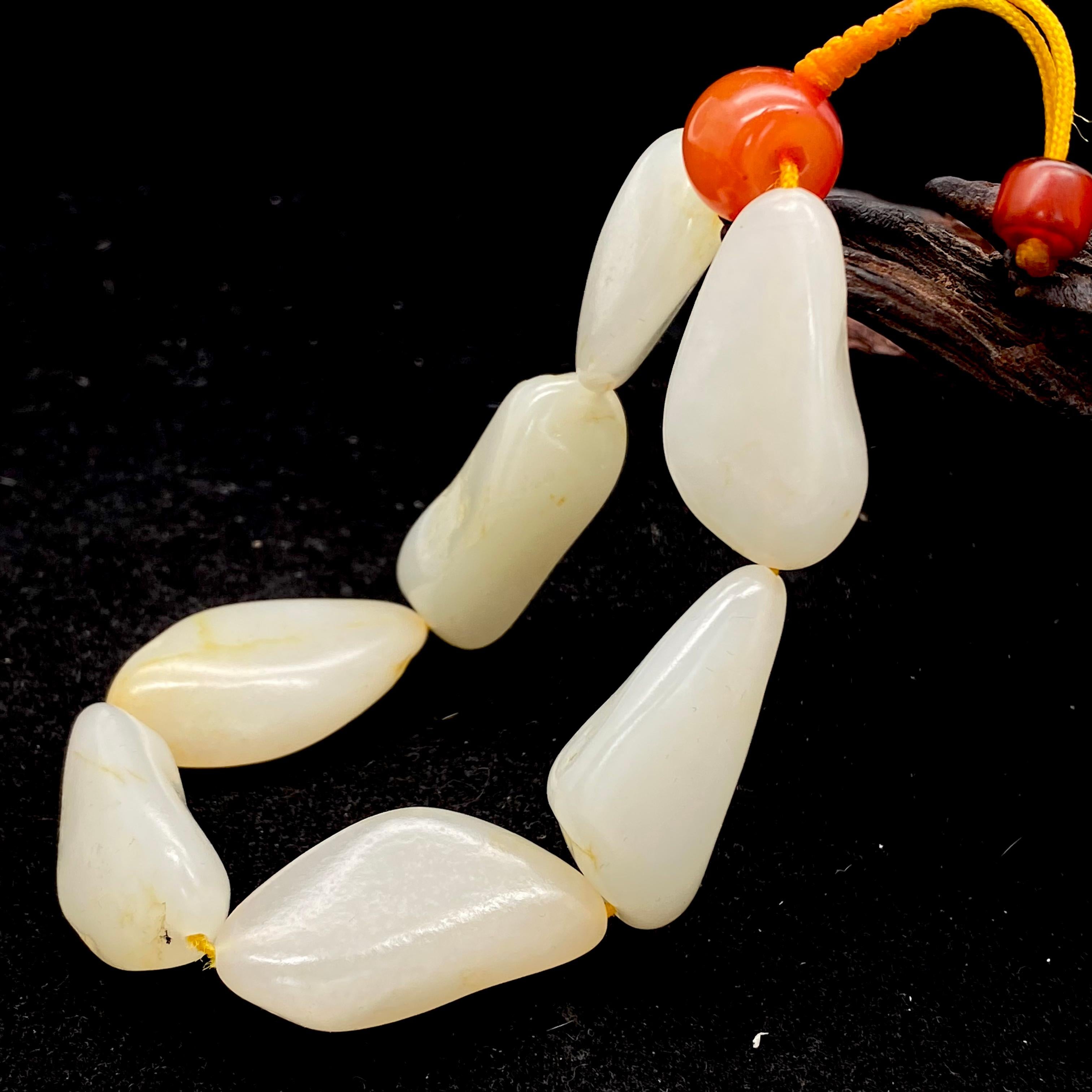 和田玉-白玉【精品手串】(57.8g)