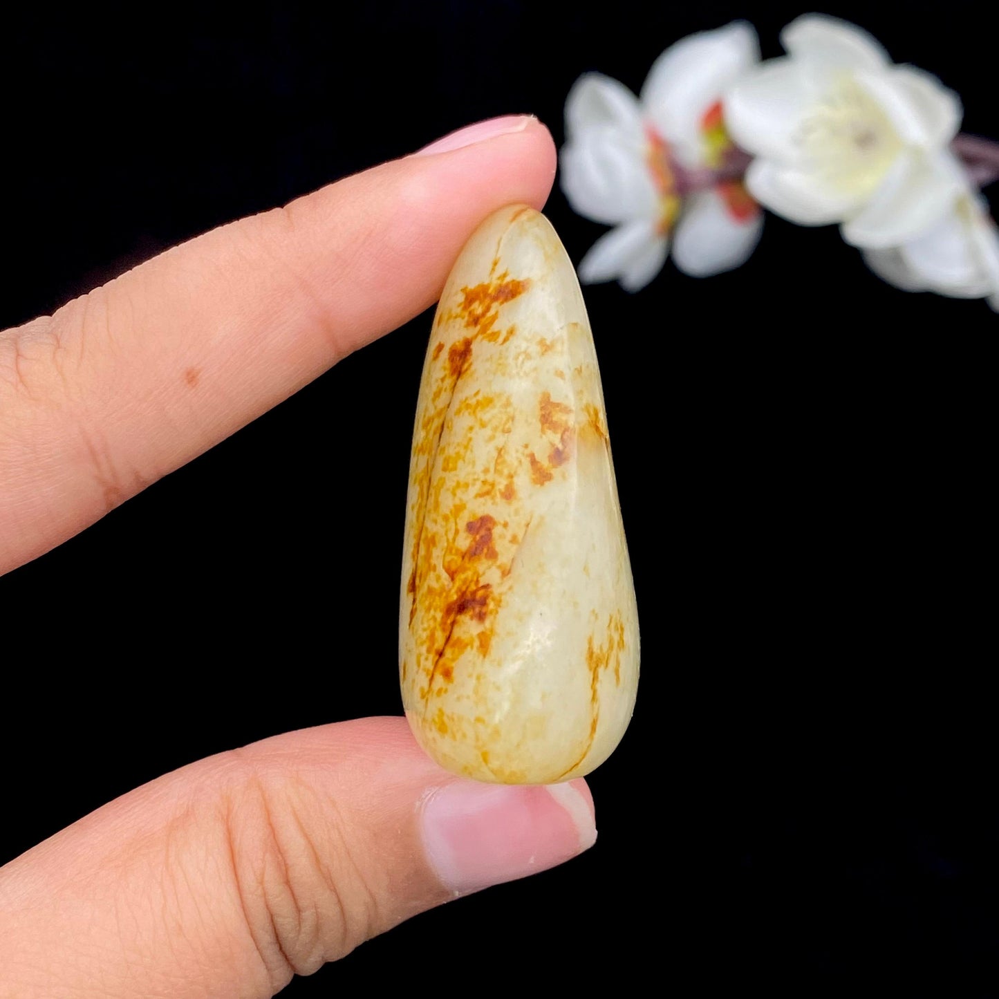 和田玉洒金皮籽料男士挂件(54.6g)
