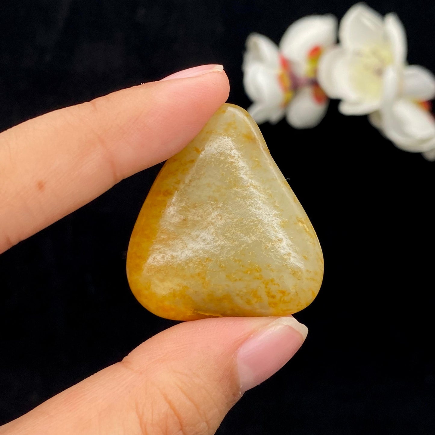 和田玉洒金皮籽料挂件(17.7g)