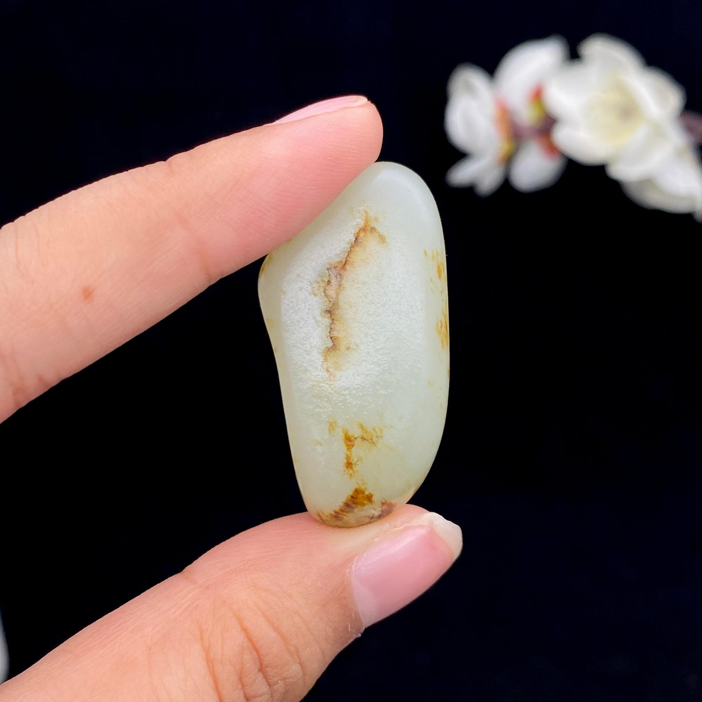 和田玉洒金皮籽料挂件(20.3g)