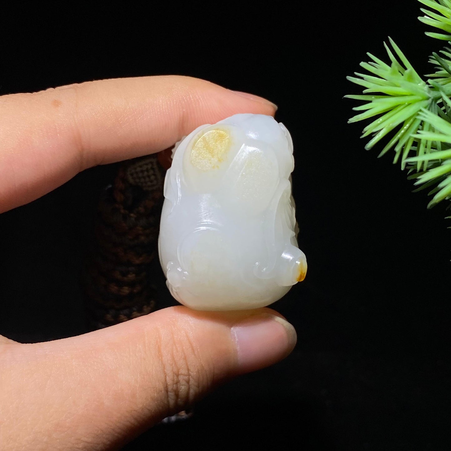 和田玉籽料太平有象(55.0g)