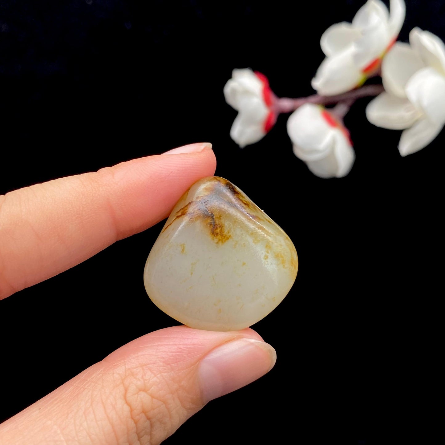 和田玉洒金皮籽料原石(12.5g)