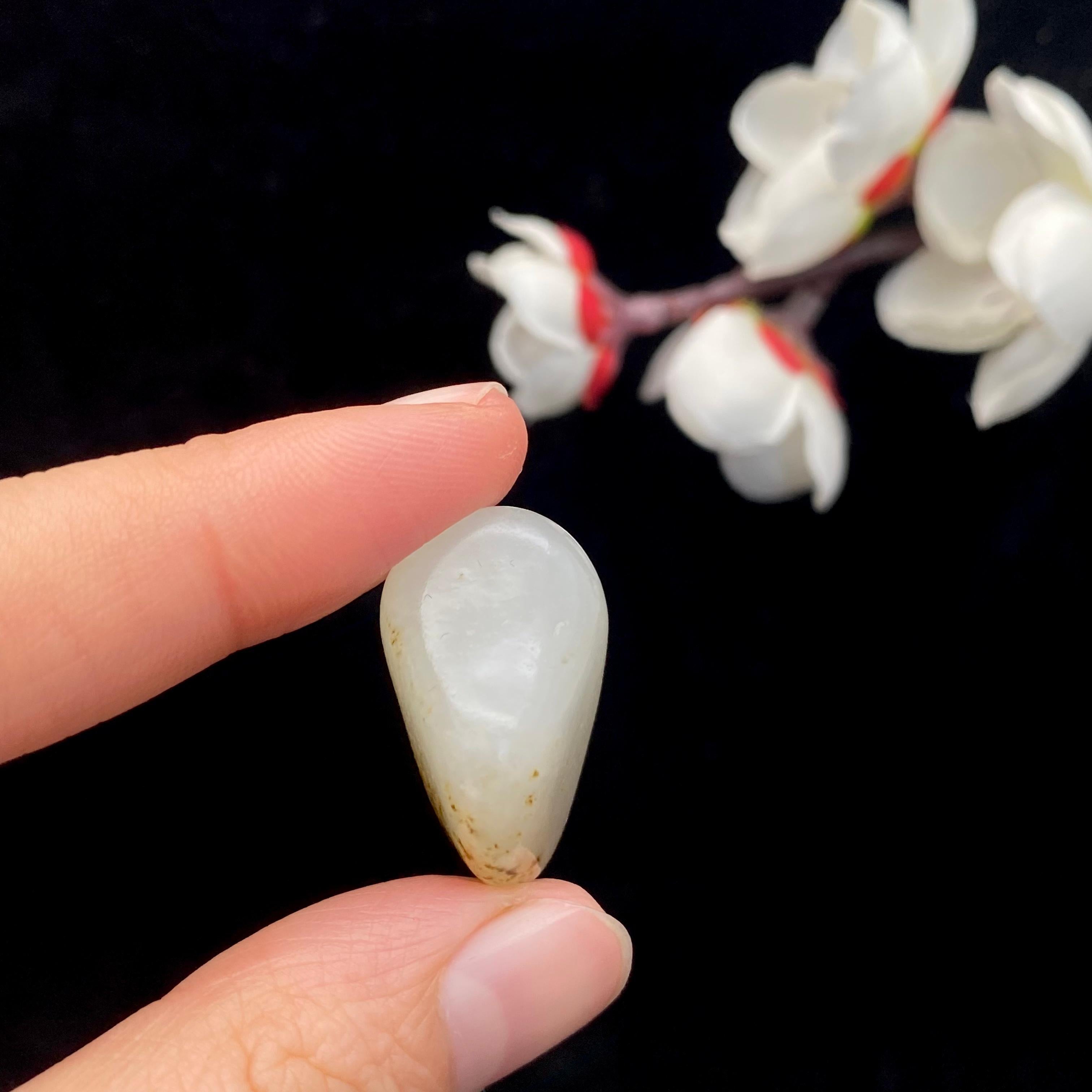 和田玉秋梨皮籽料吊坠籽(9.7g)