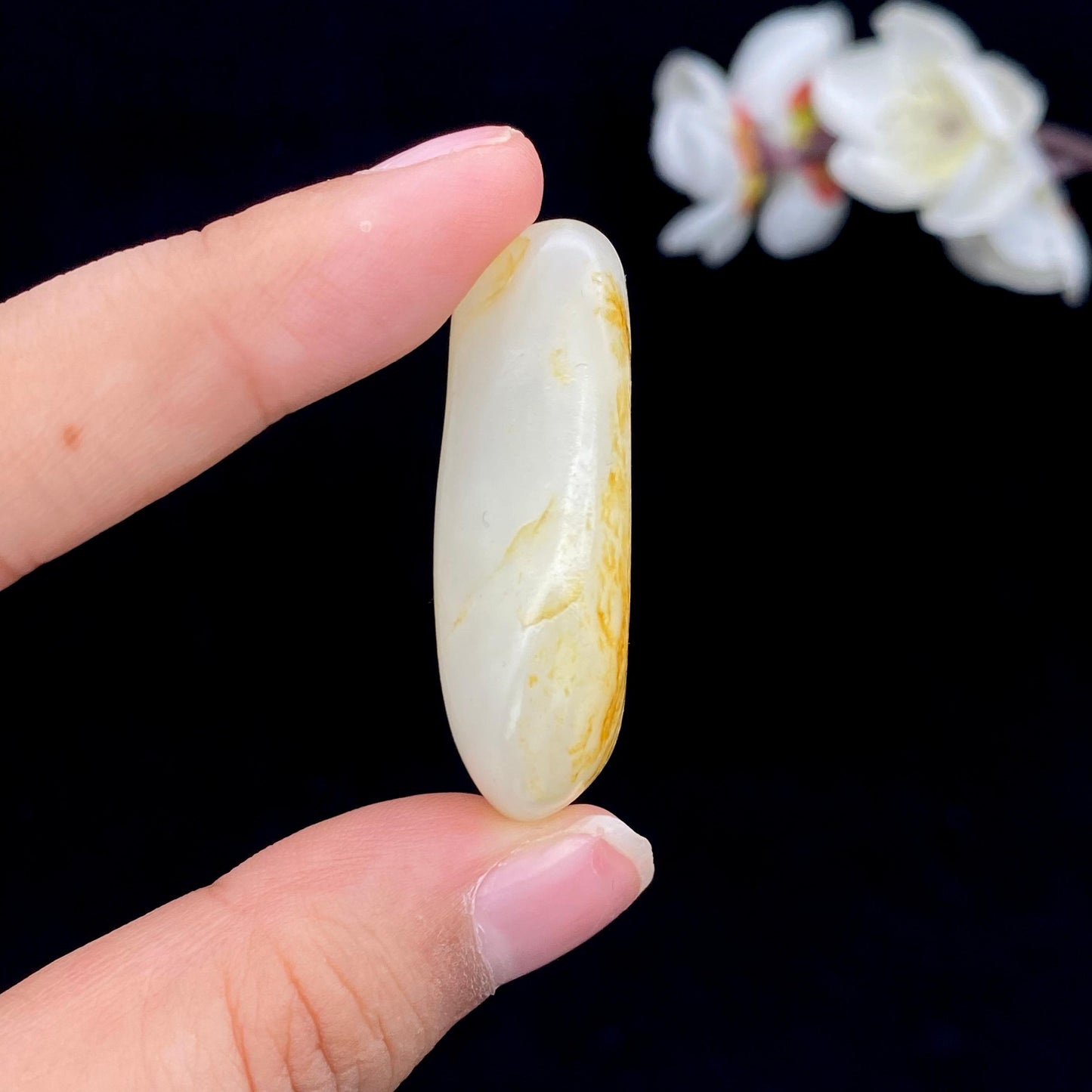 和田玉洒金皮籽料挂件(19.3g)