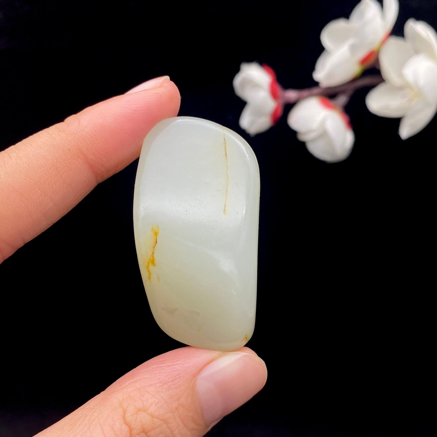 和田玉洒金皮籽料原石(27.1g)