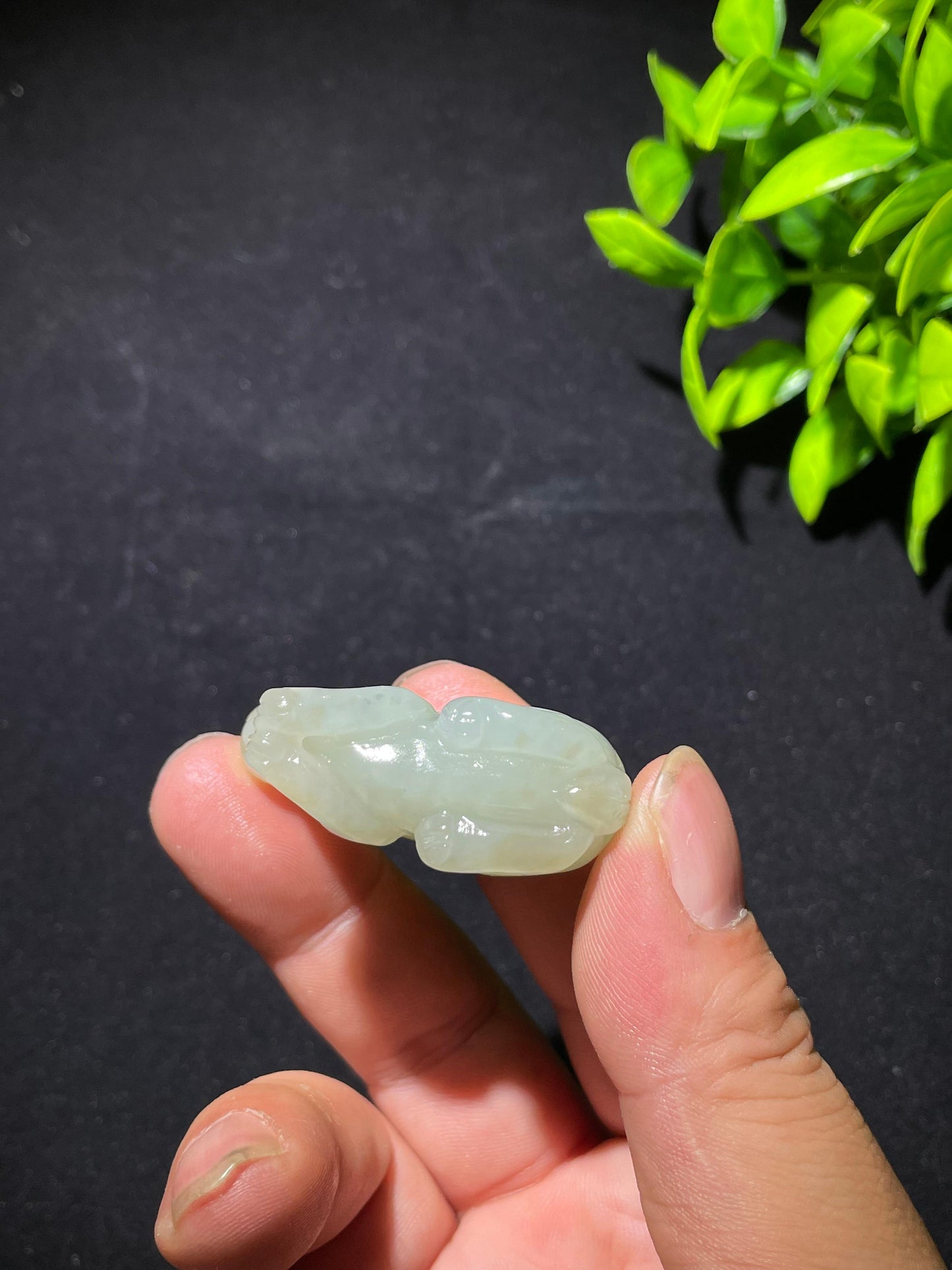 和田玉且末蓝带糖前途无量(34.0g)
