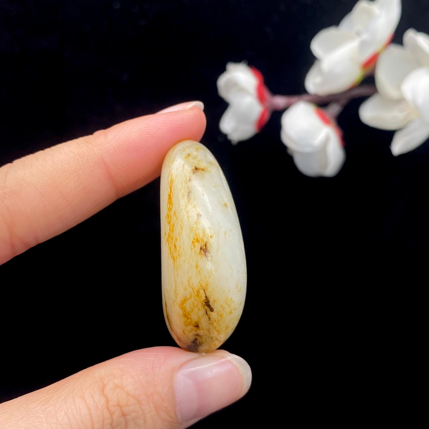 和田玉洒金皮籽料原石(29g)